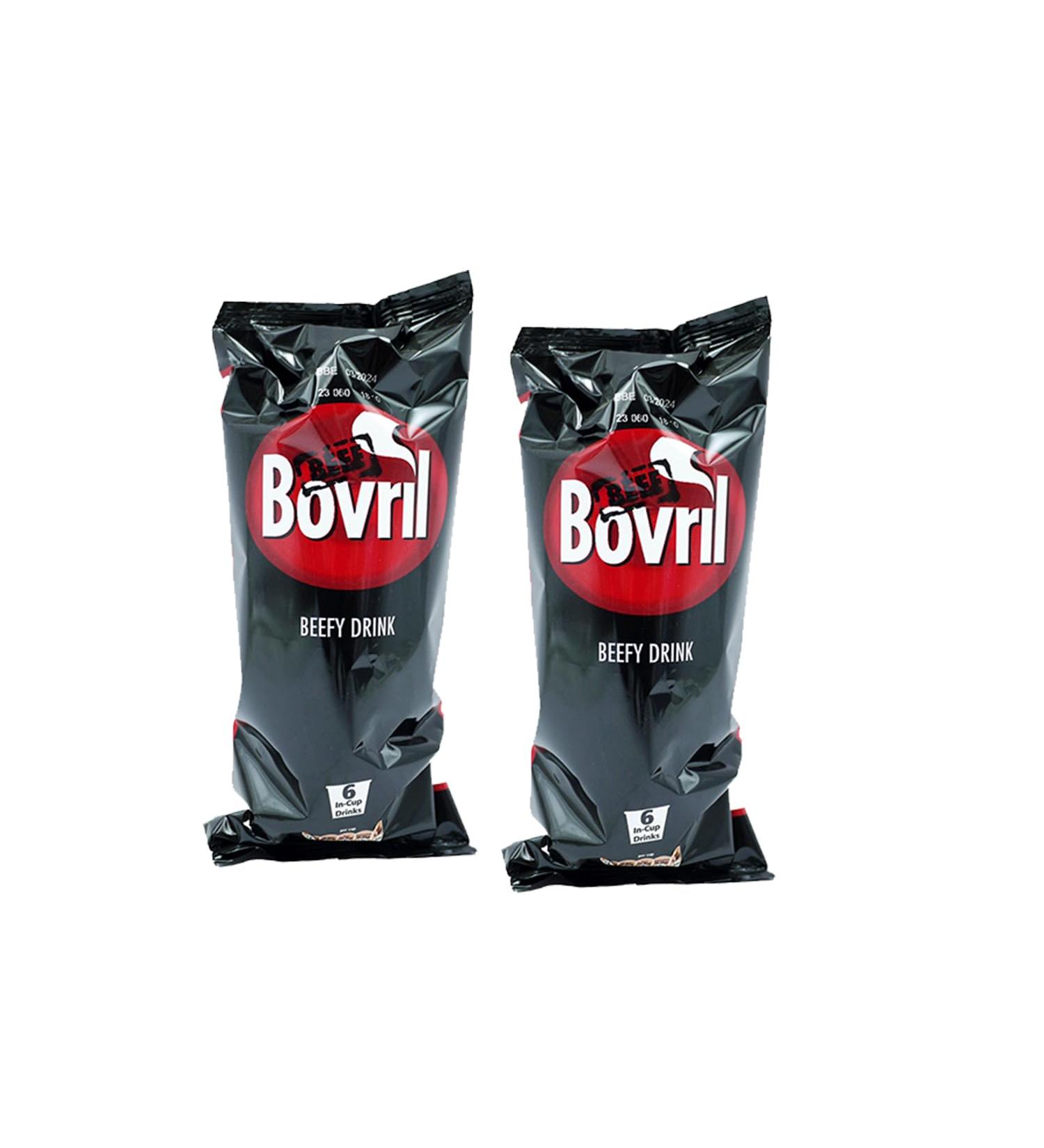 UpLabel Creations 2 x Bovril Drink Cups Beef Flavoured Drink 6 Cups - Buy Online on GoSupps.com
