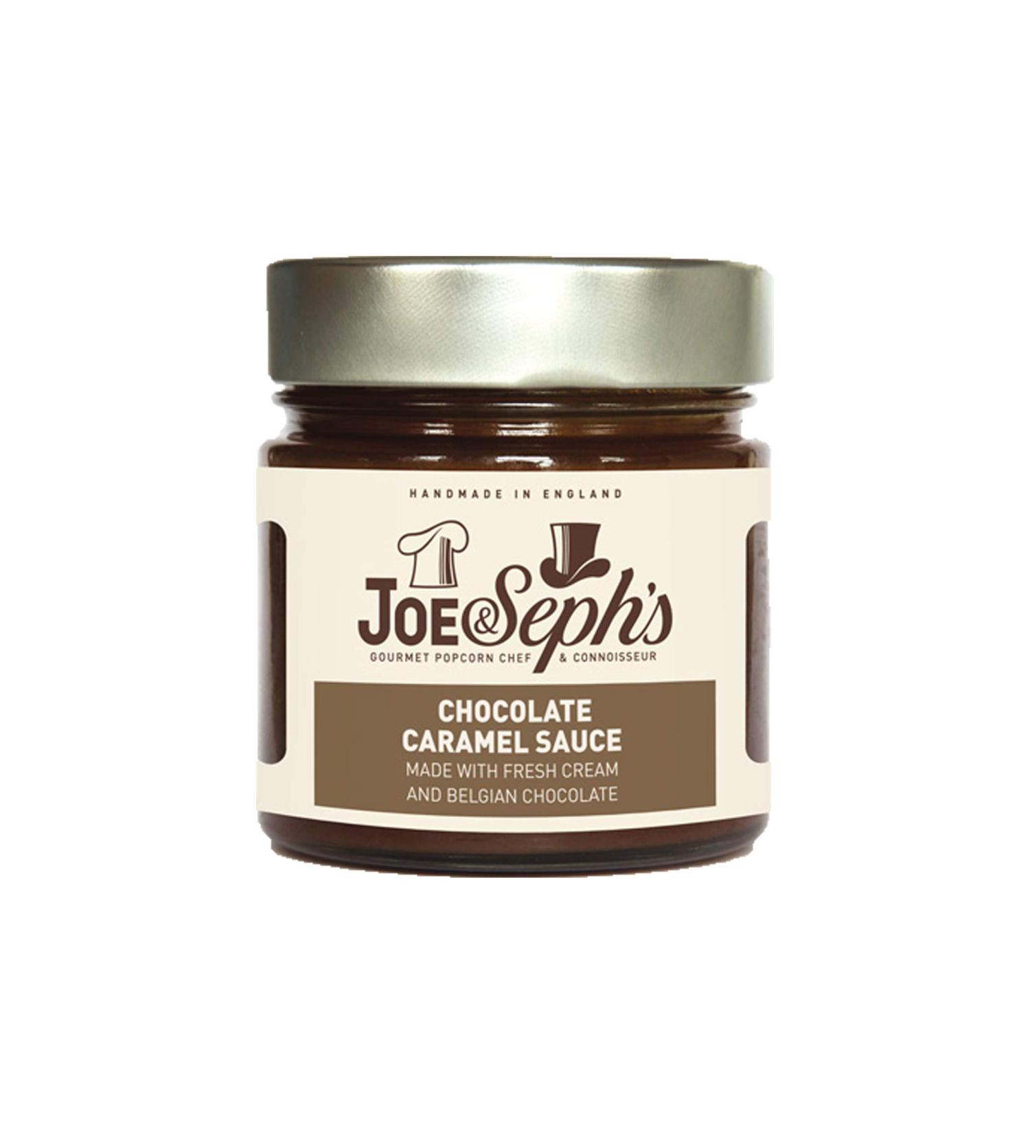 Joe & Sephs Gourmet Food Chocolate Caramel & Salted Caramel Sauce 230g, Chocolate Caramel Sauce 230g