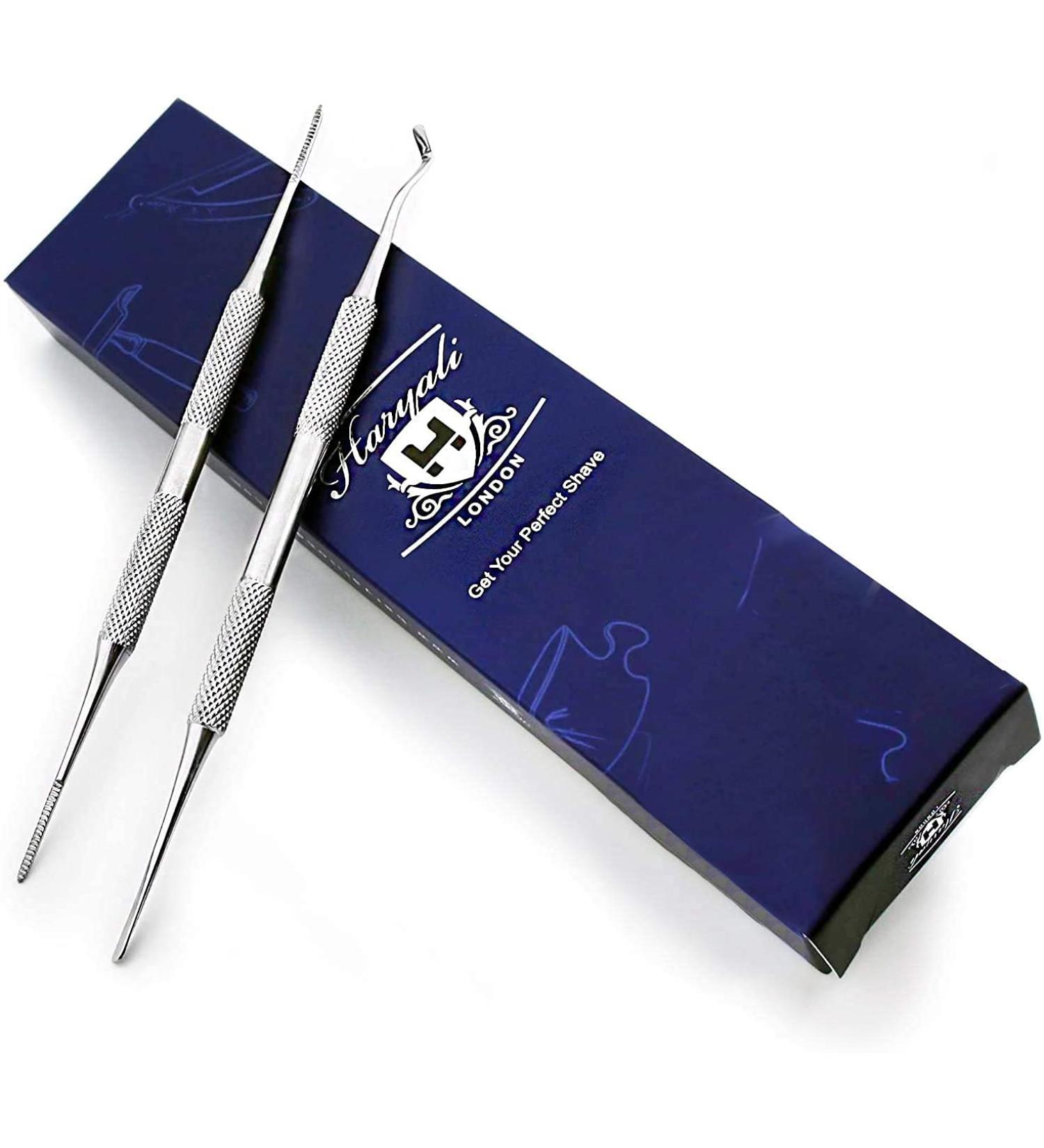 Haryali London Ingrown Toenail Treatment Kit - Double Ended Ingrown Toenail Lifter and File Set - Easy Anti-Septic Application - Ingrown Toenail Lifter - for painful toes - Buy Online on GoSupps.com