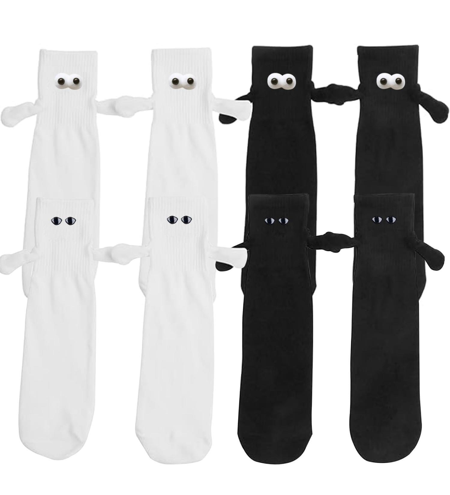 Funny Magnetic Suction Cup 3D Dolls Socks for Couples & Friends - Unique Gift Idea for Men & Women - Buy Online on GoSupps.com