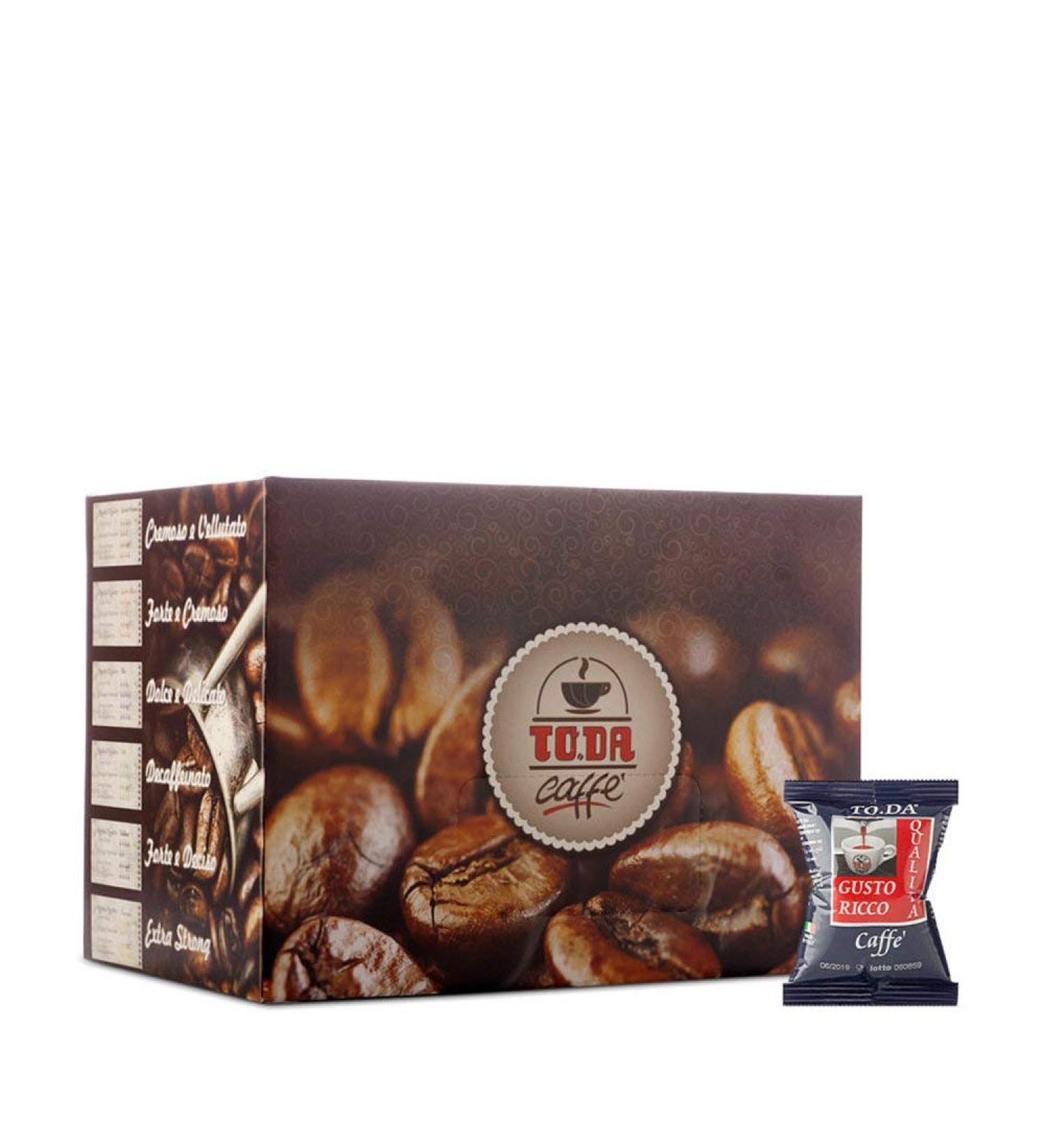 Toda caff GATTOPARDO Gusto Ricco koffiecapsules compatible with Espresso Point 100 packs