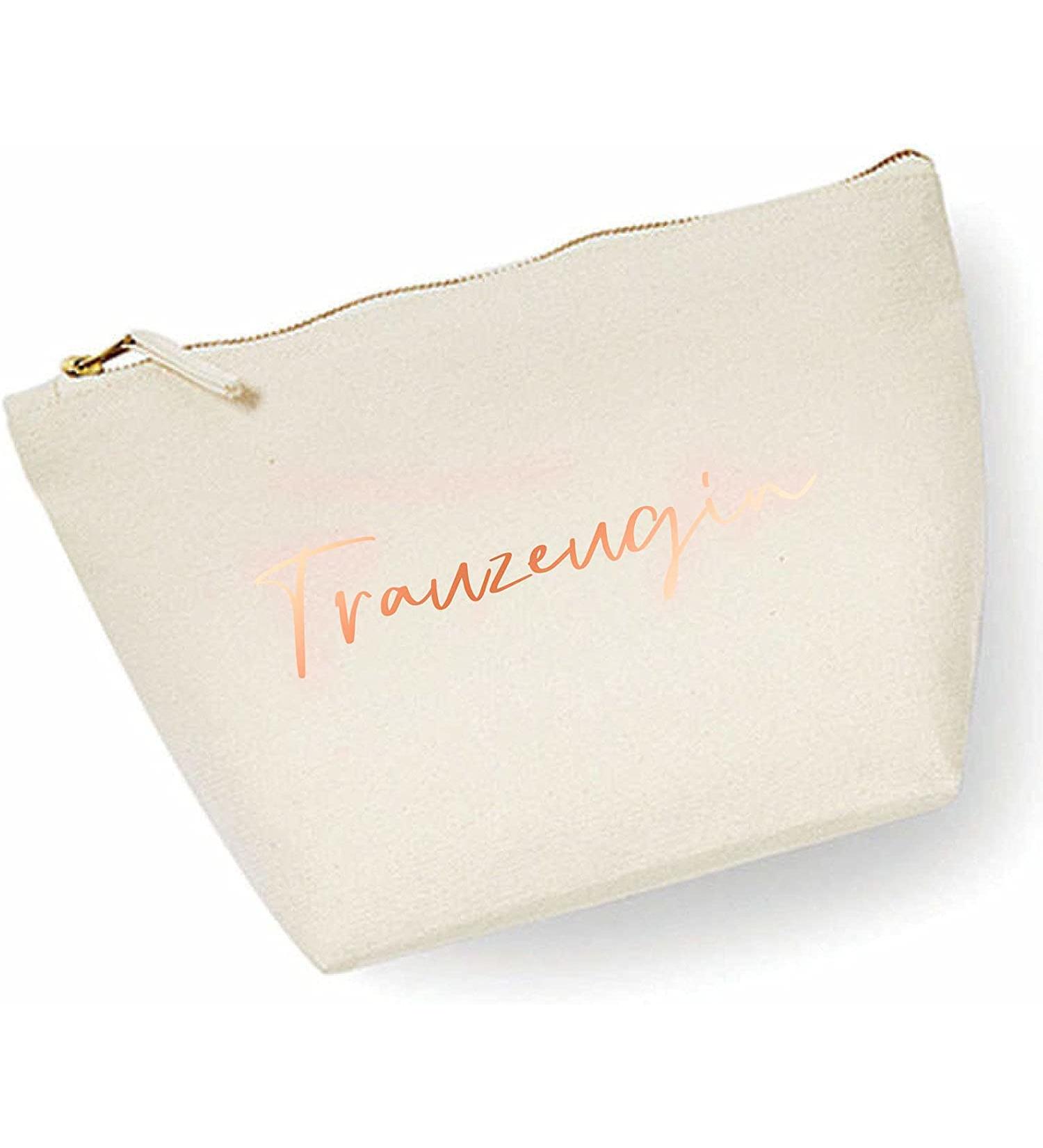 Cosmetics bag make-up pocket maid of cream white & rose gold wedding accessory accessories bridal bag beauty-case culture bag make-up bag bags jga bachelor casting gift gift brewerin