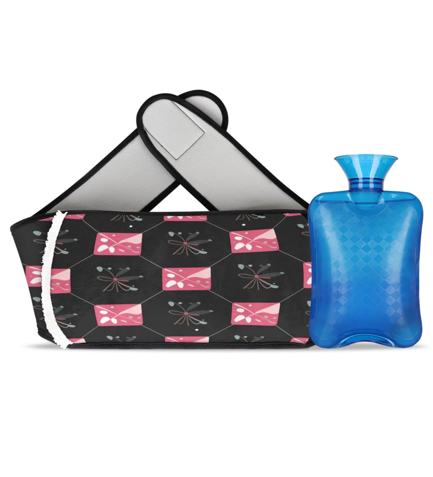 Shape Decor Hot Water Bottle with Soft Waist Cover | Warm Water Bag for Pain Relief - Ideal for Hands Shoulders Legs Back & Neck - International Shipping Available - Buy Online on GoSupps.com