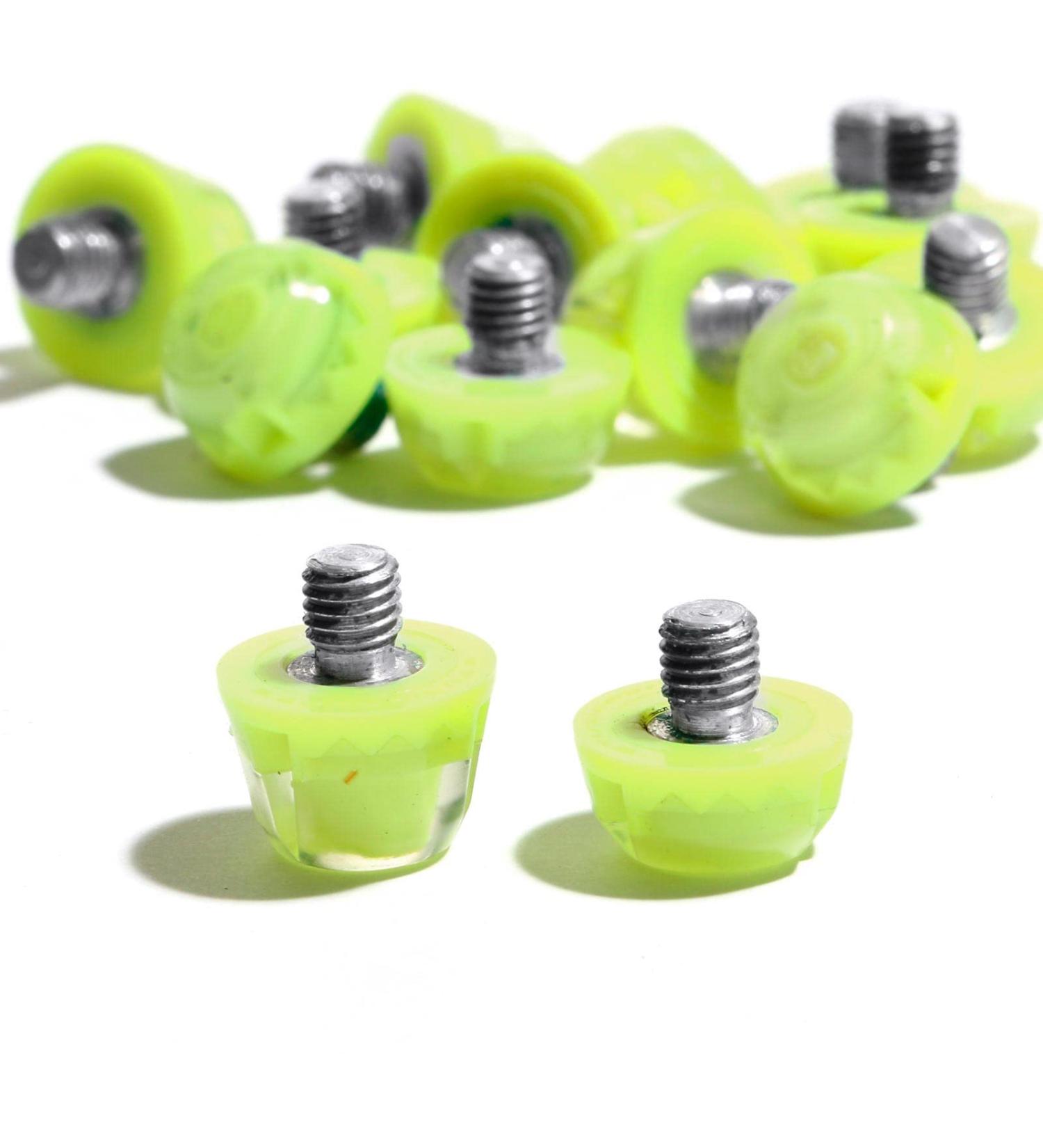 Gen rico Rubber Studs for Football Boots | 14 Fluorescent Yellow TPU Soccer Cleats - International Shipping Available - Buy Online on GoSupps.com
