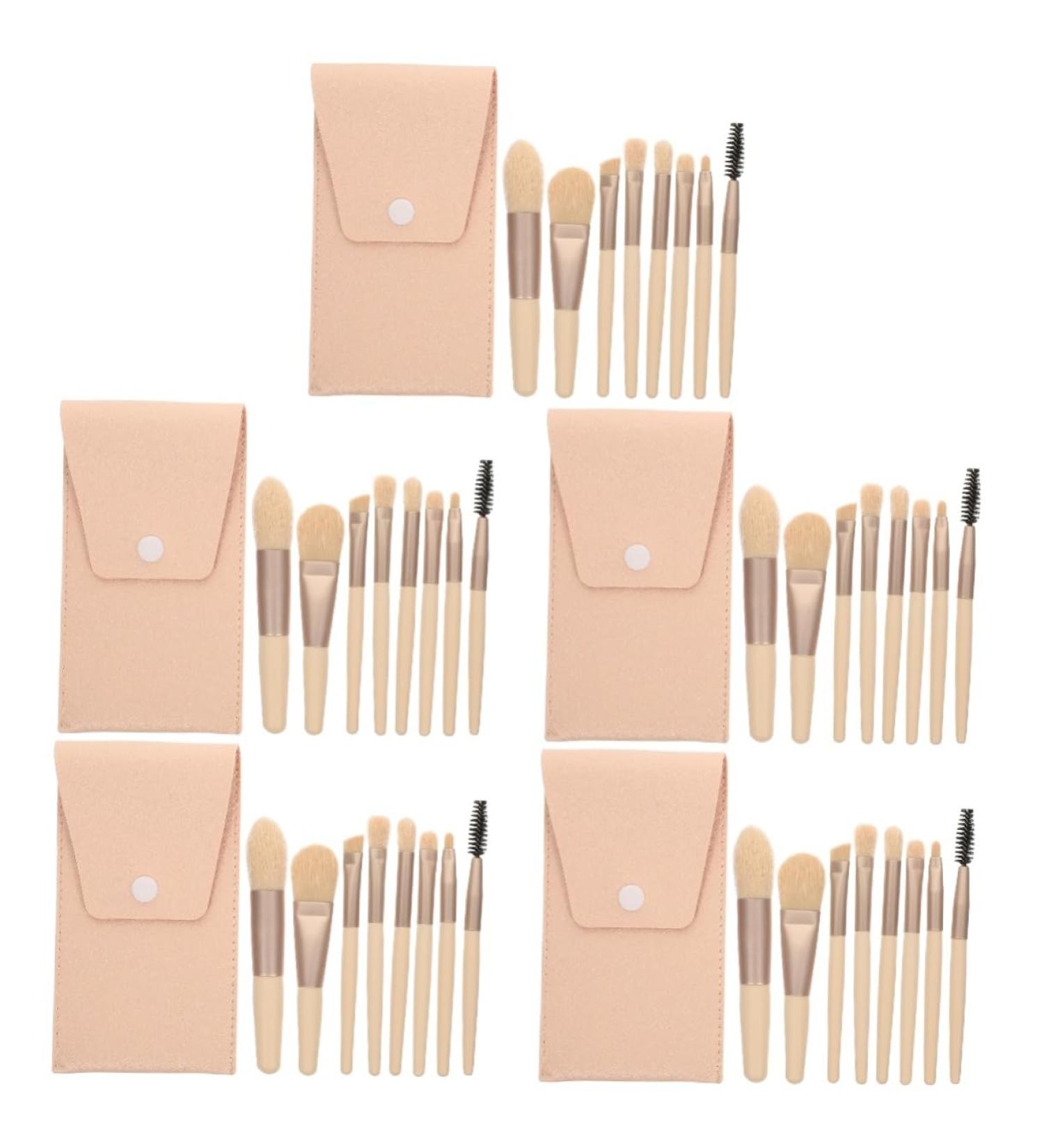 Beavorty 5 Sets Travel Makeup Brushes Powder Applicator Brush Travel Kit for Women Blush Brush Women s Suits Girls Suit Lip Brush Women Favor Fiber Wool Miss The Face Cosmetic - Buy Online on GoSupps.com