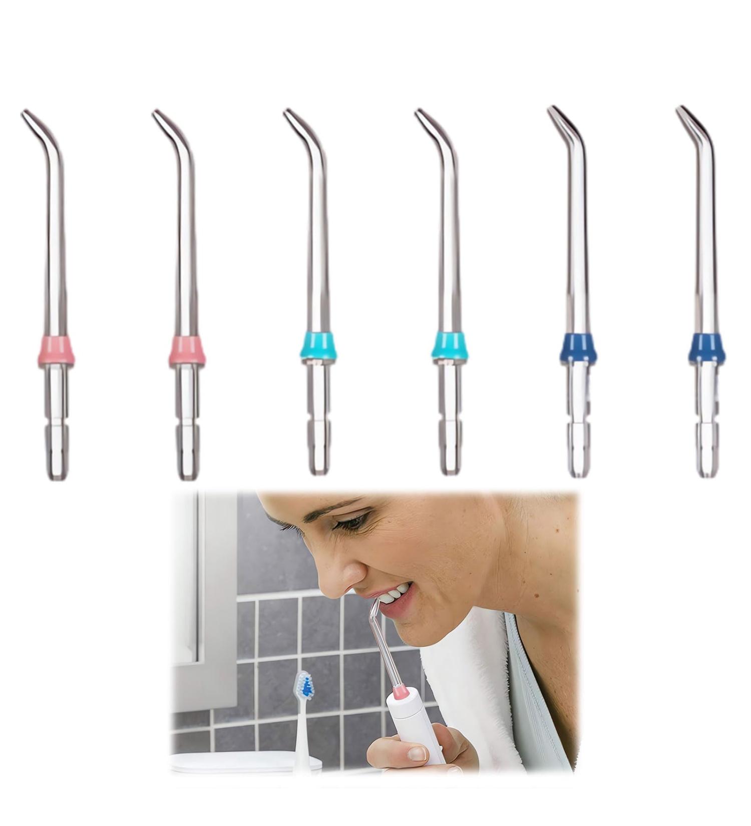 Waterpik 6 Pcs Replacement Jet Tips for Clean Teeth and Healthy Gums - Buy Online on GoSupps.com