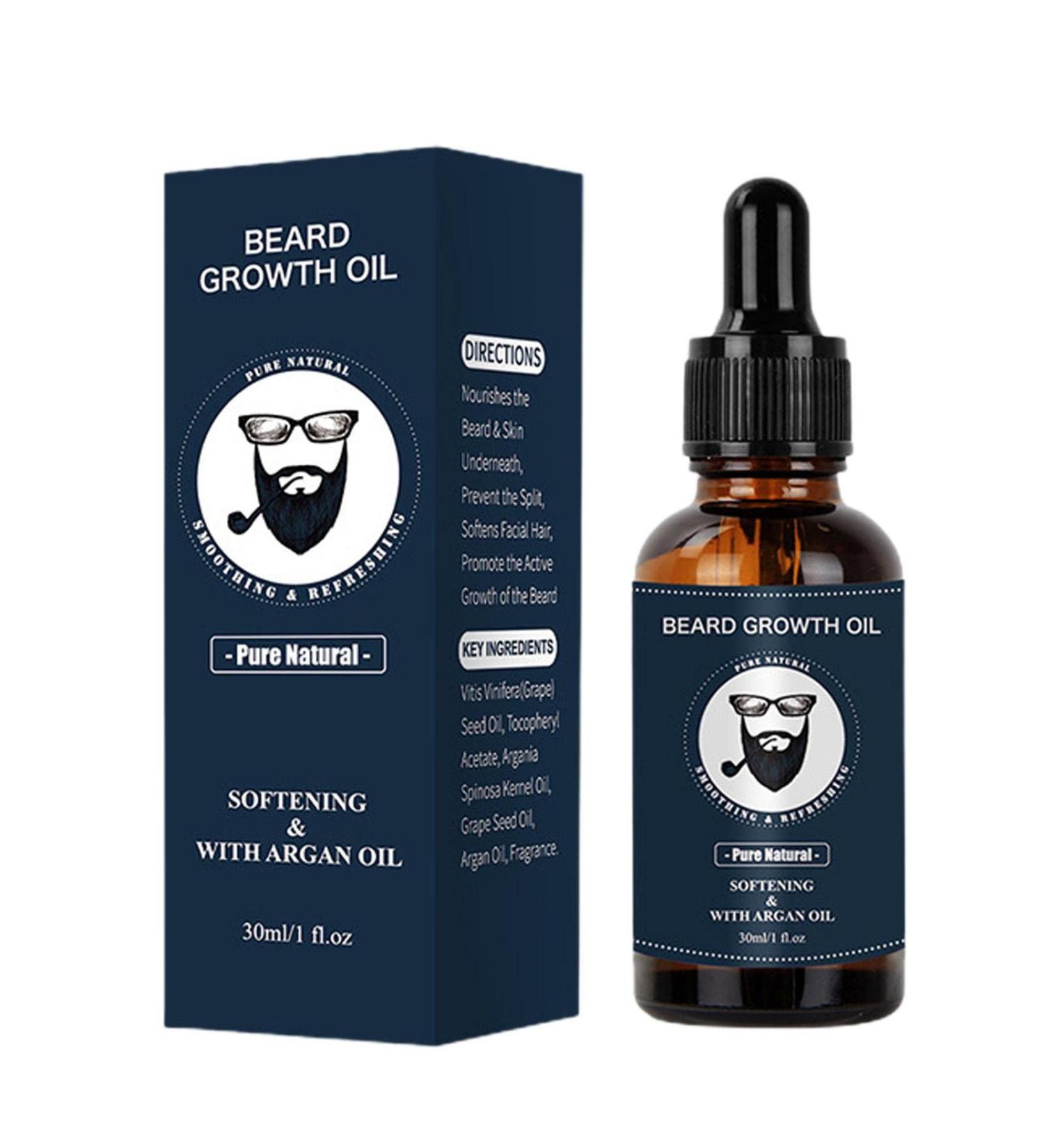 Yeeda Beard Oil moisturizing beard oil prevents tangles beard conditioner natural shine softens strengthens beards mustaches for men father friend - Buy Online on GoSupps.com