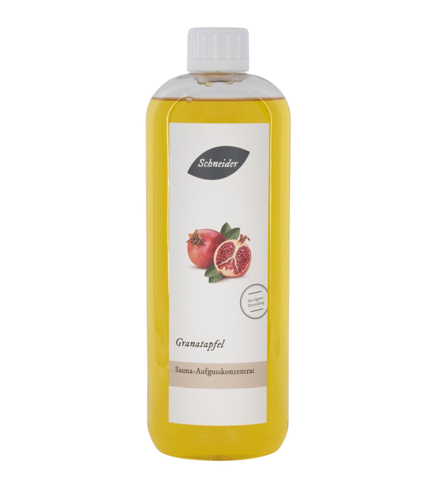 Saunabedarf Schneider Pomegranate Infusion Concentrate - Fine Sweet Sauna Essence - 1000ml - Buy Online on GoSupps.com
