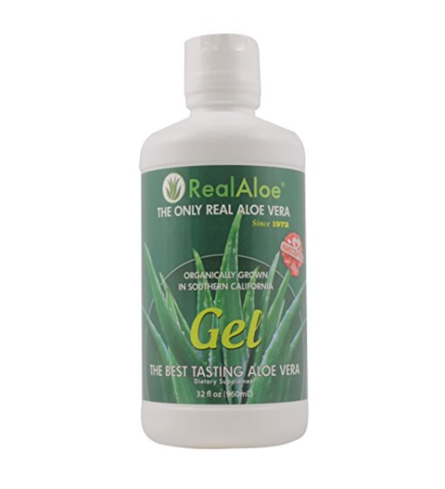 Real Aloe Inc Aloe Vera Gel - 32 fl oz | Soothing and Hydrating Skin Care Solution - Buy Online on GoSupps.com
