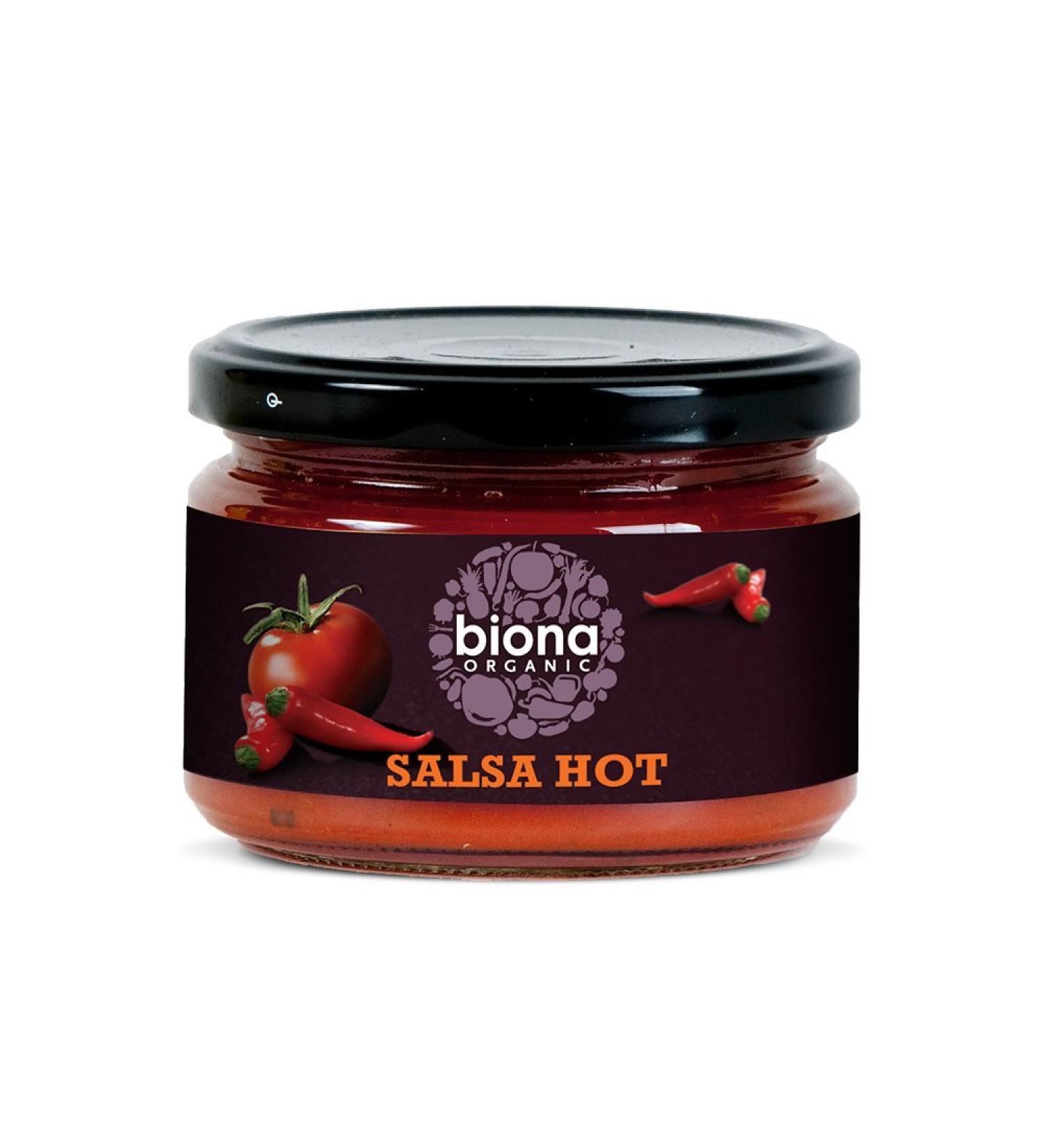 Biona Salsa Dip Hot 260 g x 1