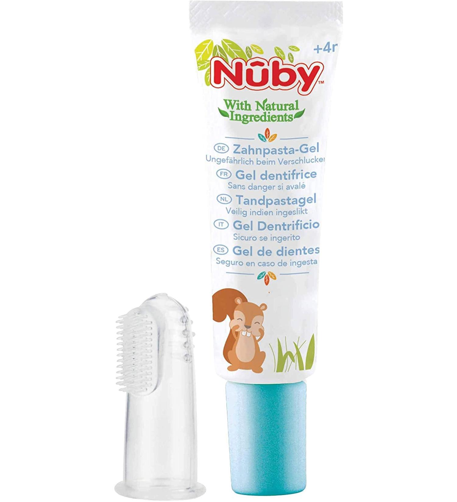 N by Citroganix - Gum and Teeth Cleansing Gel with Massage Finger - 20 g - 4 Months + - Buy Online on GoSupps.com