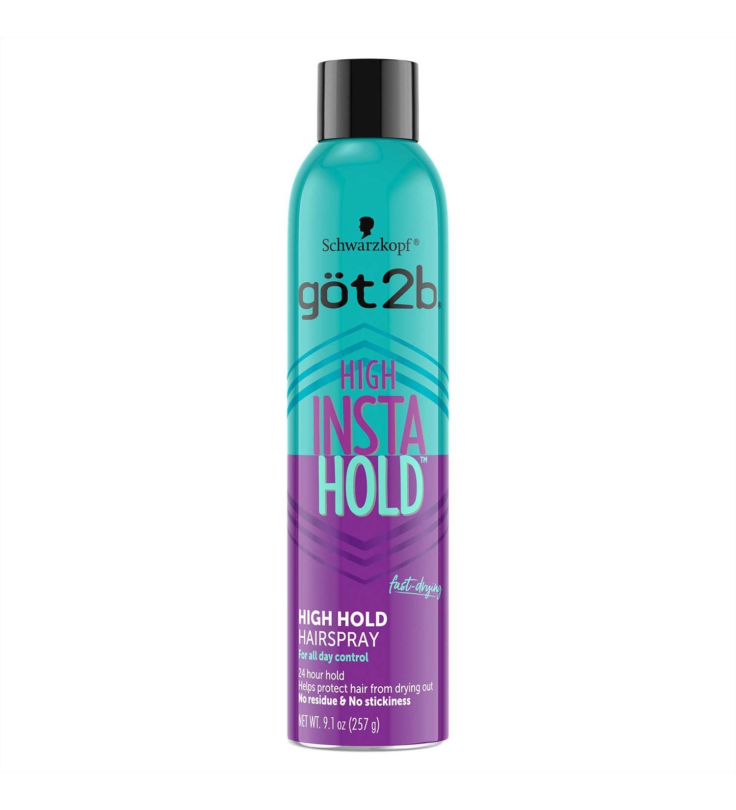 Got2b High Insta Hold Hair Spray 9.1 oz - Strong Hold Styling Spray - Buy Online on GoSupps.com