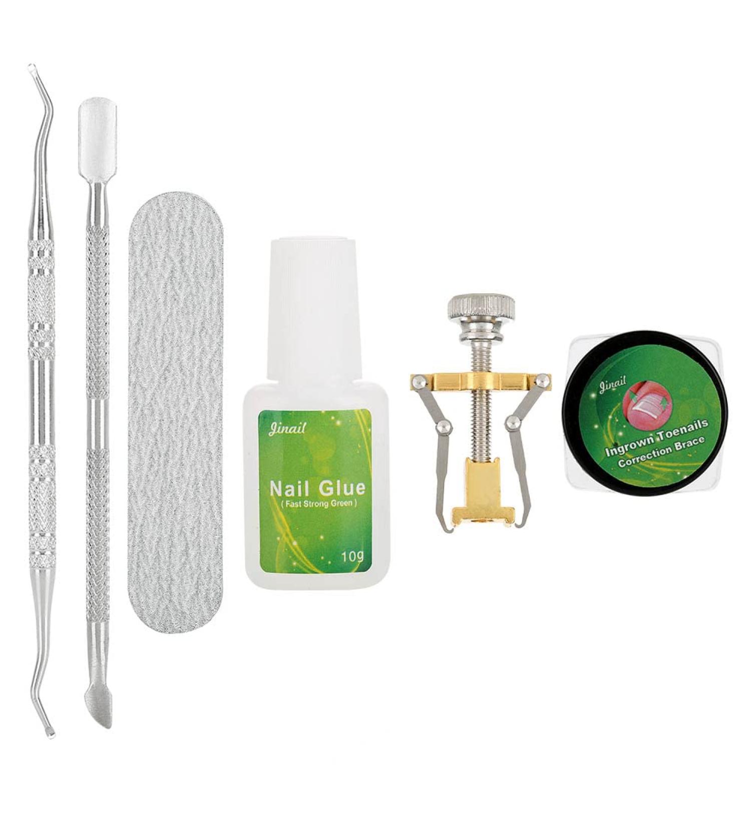 Toenail Tool 6 in 1 Ingrown Toe Nail Fixer Pedicure Toenail Recover Nail Foot Care Kit Ingrown Toenail Corrector for Men Women(24pcs) - Buy Online on GoSupps.com