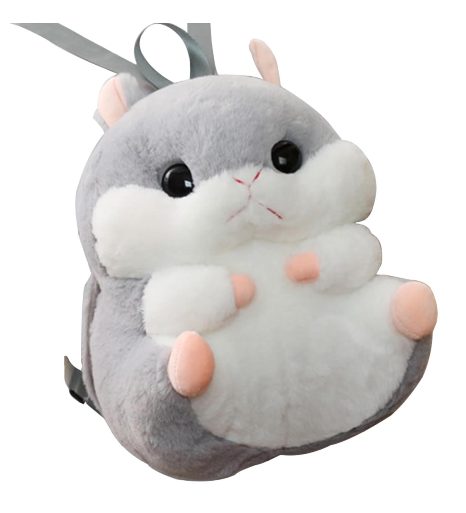 Hot Water Bottle Covers Only Soft Plush Animal Hot Water Bottle Backpack with Strap Warm Cute Hot Water Bag Cover Hamster Hot Water Bottle - Buy Online on GoSupps.com