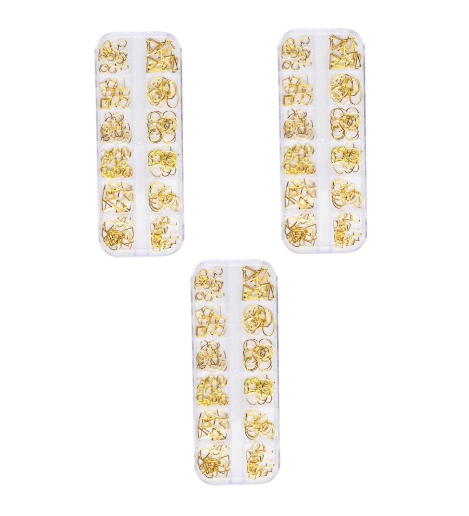 Beaupretty Faux Nails Tools Boxes nail tools nail art decoration manicure tools nail decorations for nail art manicure decoration nail art rivet nail decor metal Nail supplies rose gold - Buy Online on GoSupps.com