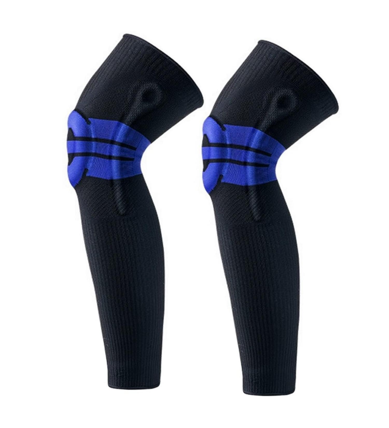 High-Performance Knee Compression Sleeve with Patella Gel Pad & Stabilizers - Men's & Women's Support for Running Gym Arthritis & Recovery - Black Medium - Buy Online on GoSupps.com