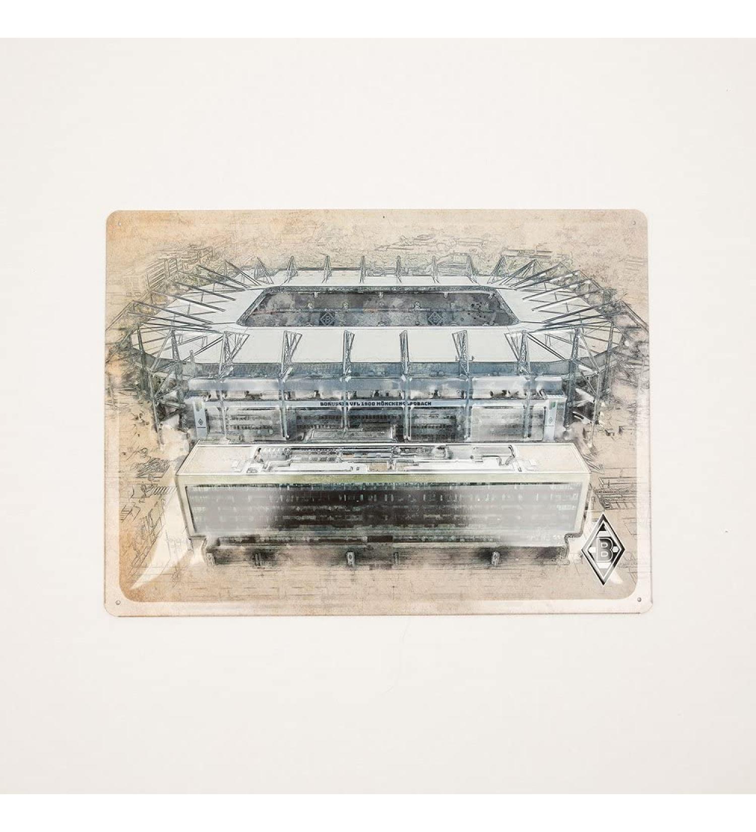 Borussia M nchengladbach Metal Sign | Borussia Park Collectible Decor for Fans - Buy Online on GoSupps.com