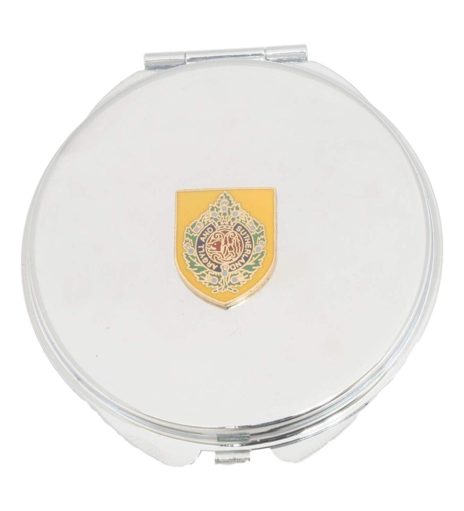 Argyll & Sutherland Highlanders Compact Mirror Handbag Gift With Free Engraving ME27 - Buy Online on GoSupps.com