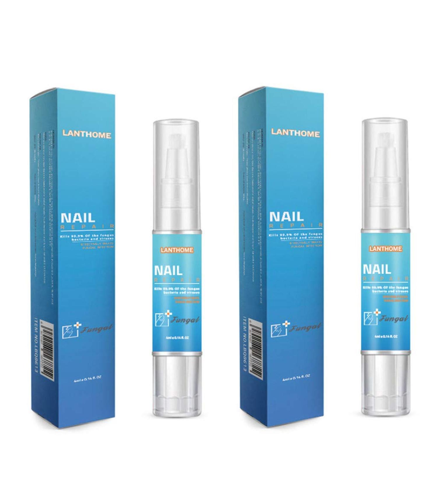 Nail Regeneration Bio-Pen 2Pcs Set for Effective Fragile Nail Repair - Men Women (Blue) - Buy Online on GoSupps.com