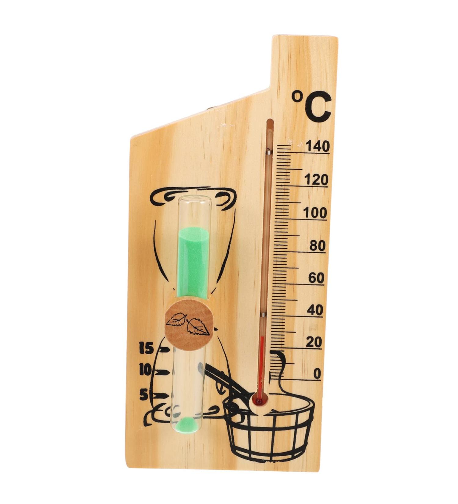 Yardwe Wooden Sauna Timer - 2-Minute Hourglass & 15-Minute Sand Timer for Sauna Accessories - Buy Online on GoSupps.com