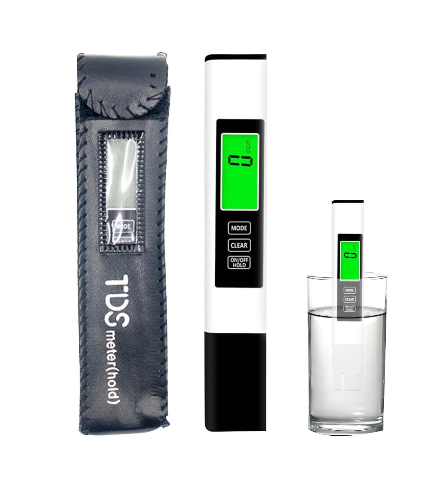 Fovolat TDS Digital Water Tester Electronic Water Tester TDS Meter Digital Water Tester for Drinking Water Aquarium Swimming Pool Multifunctional Digital Pool Water Tester White - Buy Online on GoSupps.com