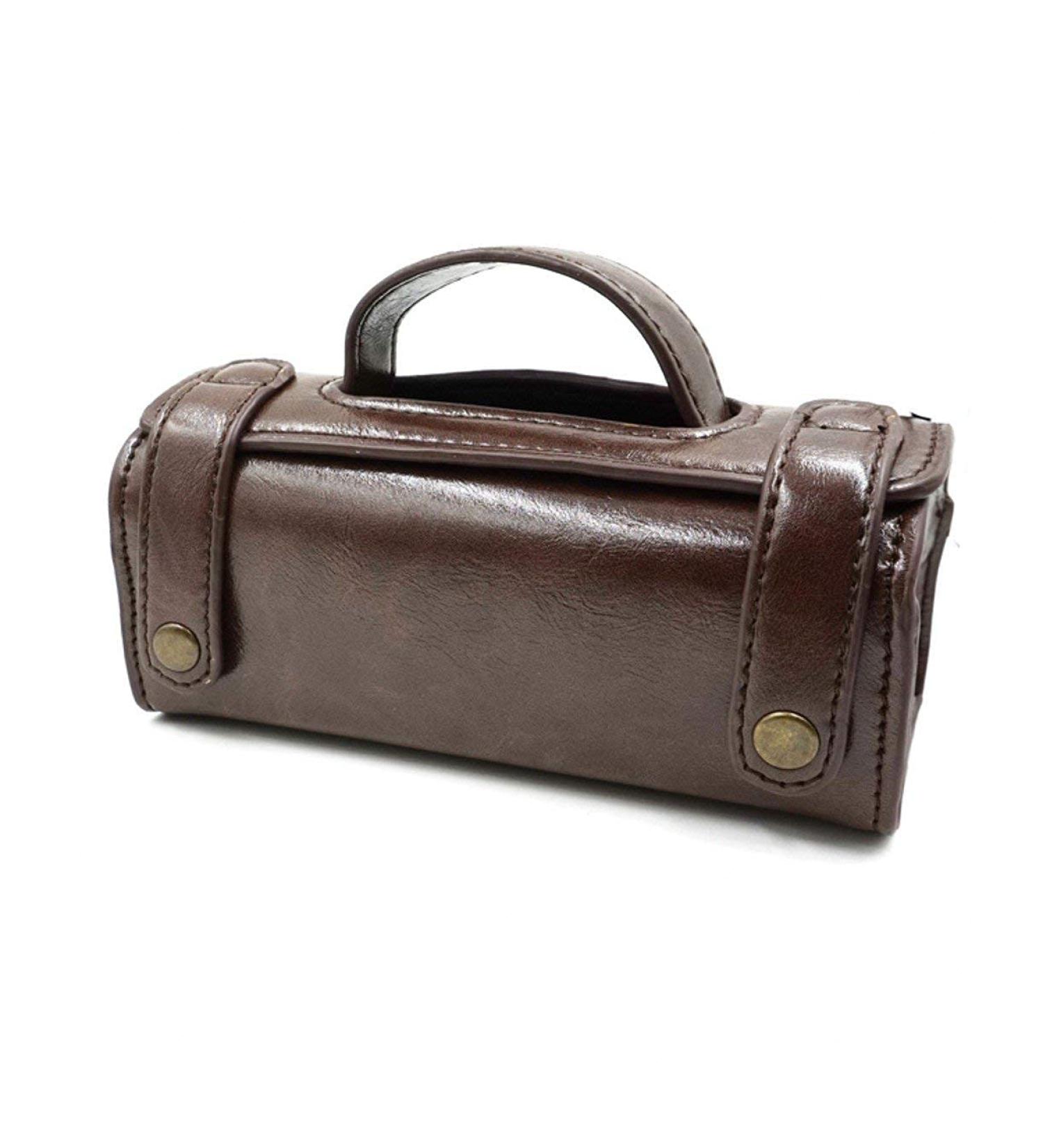 Zhongjiuyuan Professional Hairdressing Shaving Brush with Bamboo Handle & Travel Organizer Bag - Ideal for Barbers & Shaving Enthusiasts - Buy Online on GoSupps.com