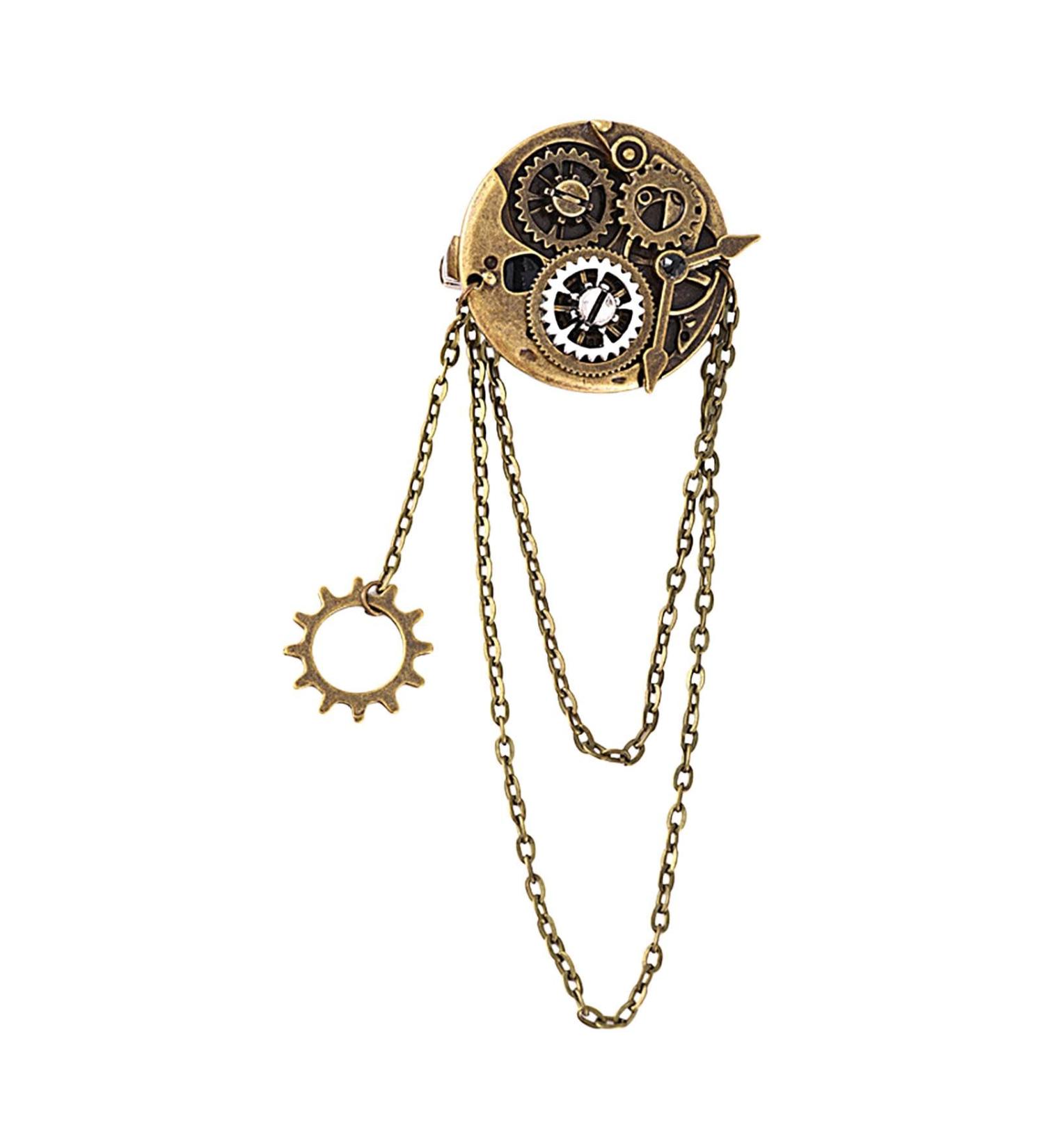 Bexdug Vintage Barrettes for Women - Punk Resin Gear Brooch - Decorative Hair Accessories Portable Hair Pin for Cosplay Weddings Proms - Buy Online on GoSupps.com