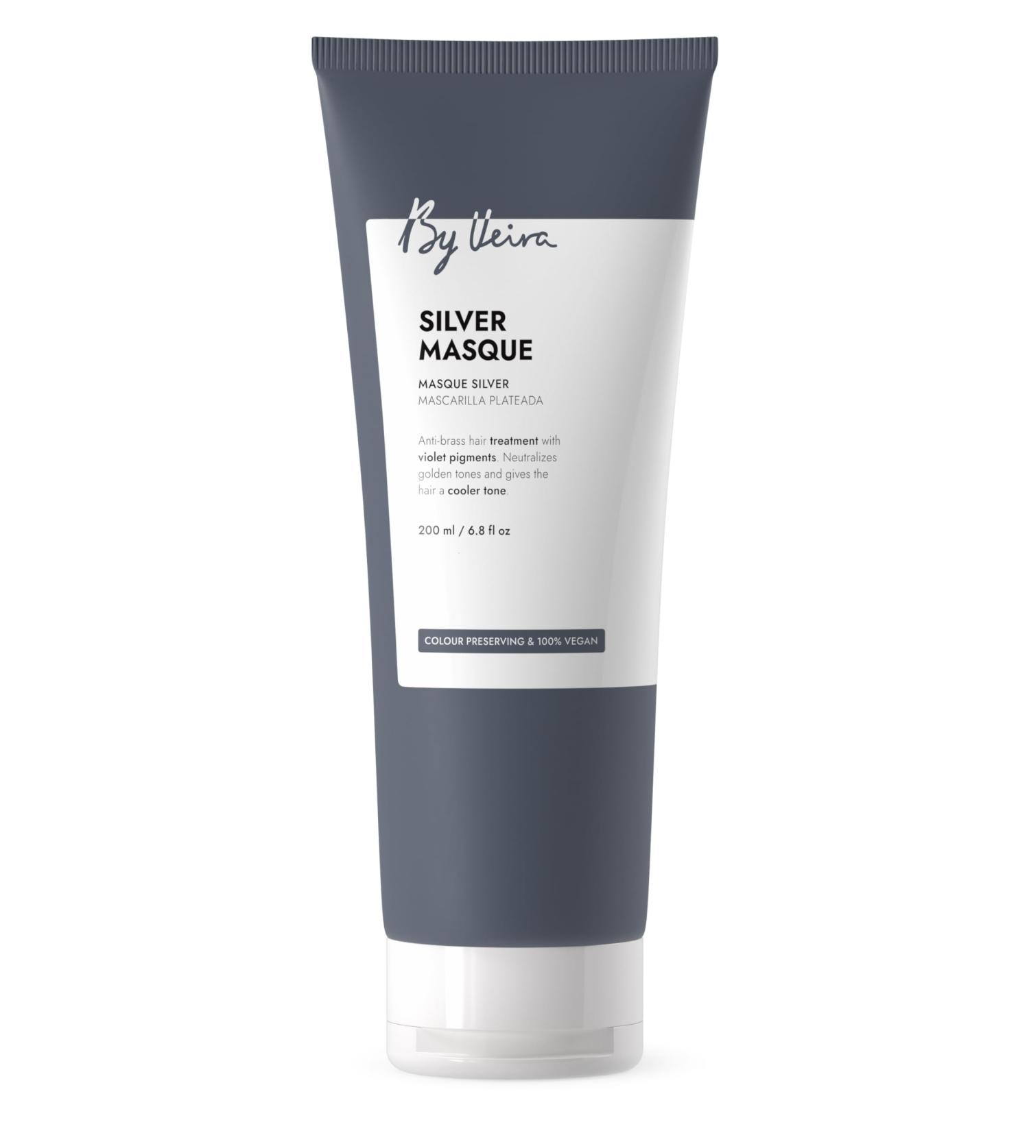 Silver Hair Mask 6.8 Fl Oz | Anti-Brass Violet Pigments for Cool Tones | Colour Preserving Vegan & Sulphate/Silicone Free - Buy Online on GoSupps.com