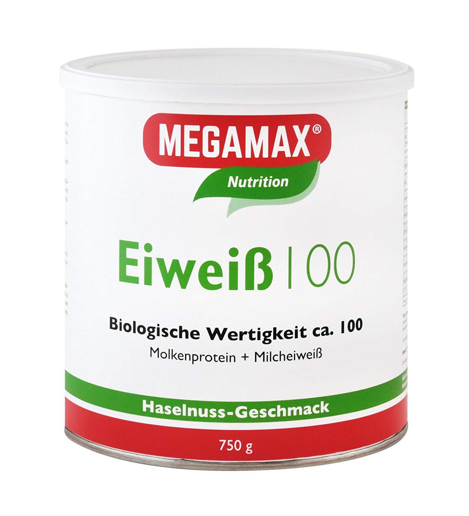 Buy Megamax Hazelnut Protein 750g | Low Carb Aspartame-Free Protein Powder for Muscle Building | Ideal for Baking & Diet | High Quality Molken & Milk Protein - Buy Online on GoSupps.com
