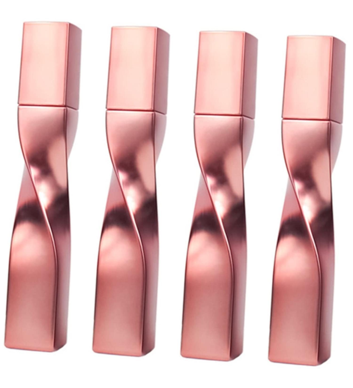 FOMIYES 4pcs Eyelash Brush Empty Tube Lash Mascara Tube Bottle Clear Eyelash Tool To Rotate Plastic Cream Rose Gold 11.5x1.8cm - Buy Online on GoSupps.com