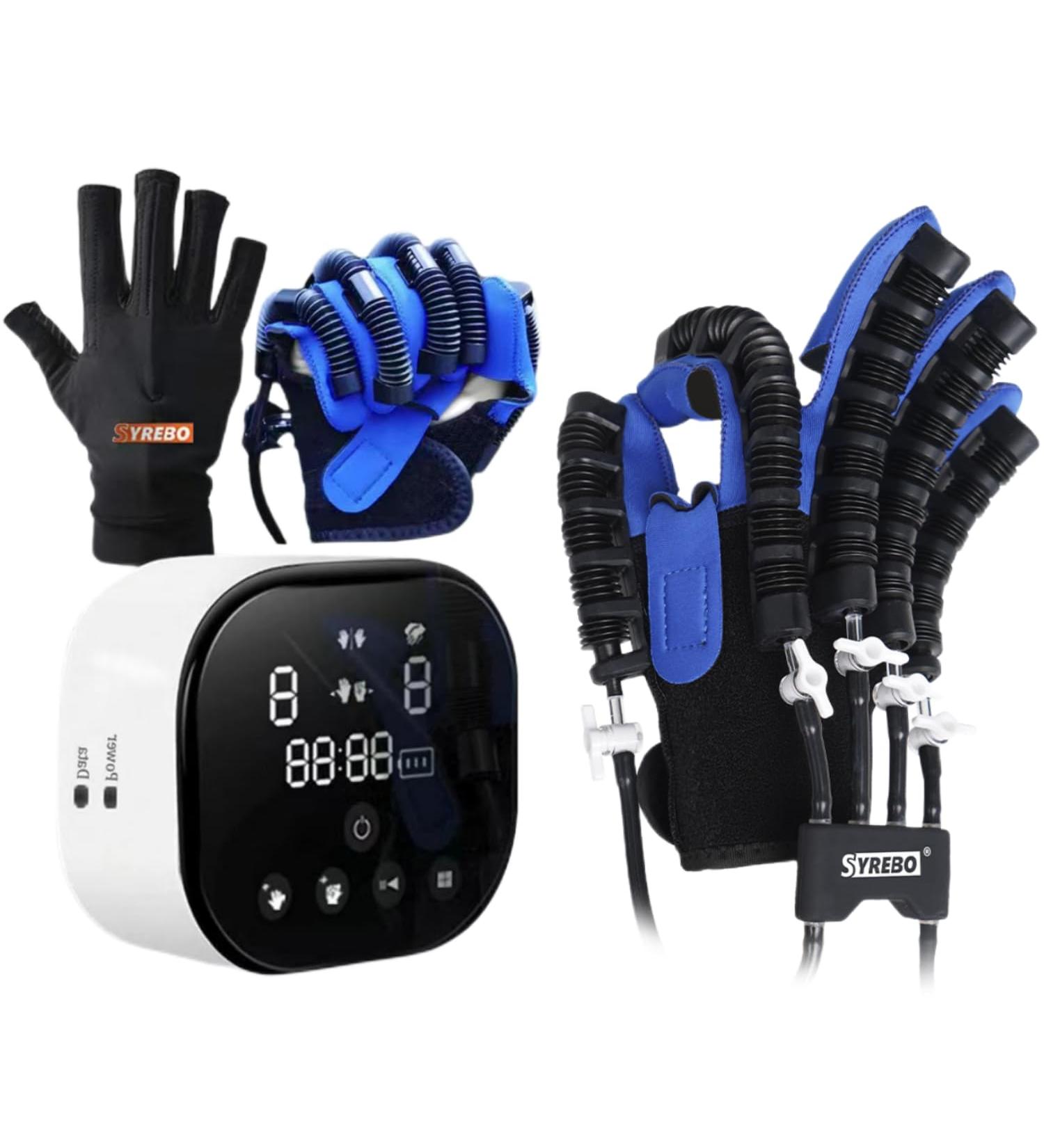 Syrebo Hand Rehabilitation Robot Gloves C10 - Self Training Finger Rehabilitation Device for Stroke Recovery - Functional Hand Dysfunction Equipment - Hemiplegia Trainer - Buy Online on GoSupps.com