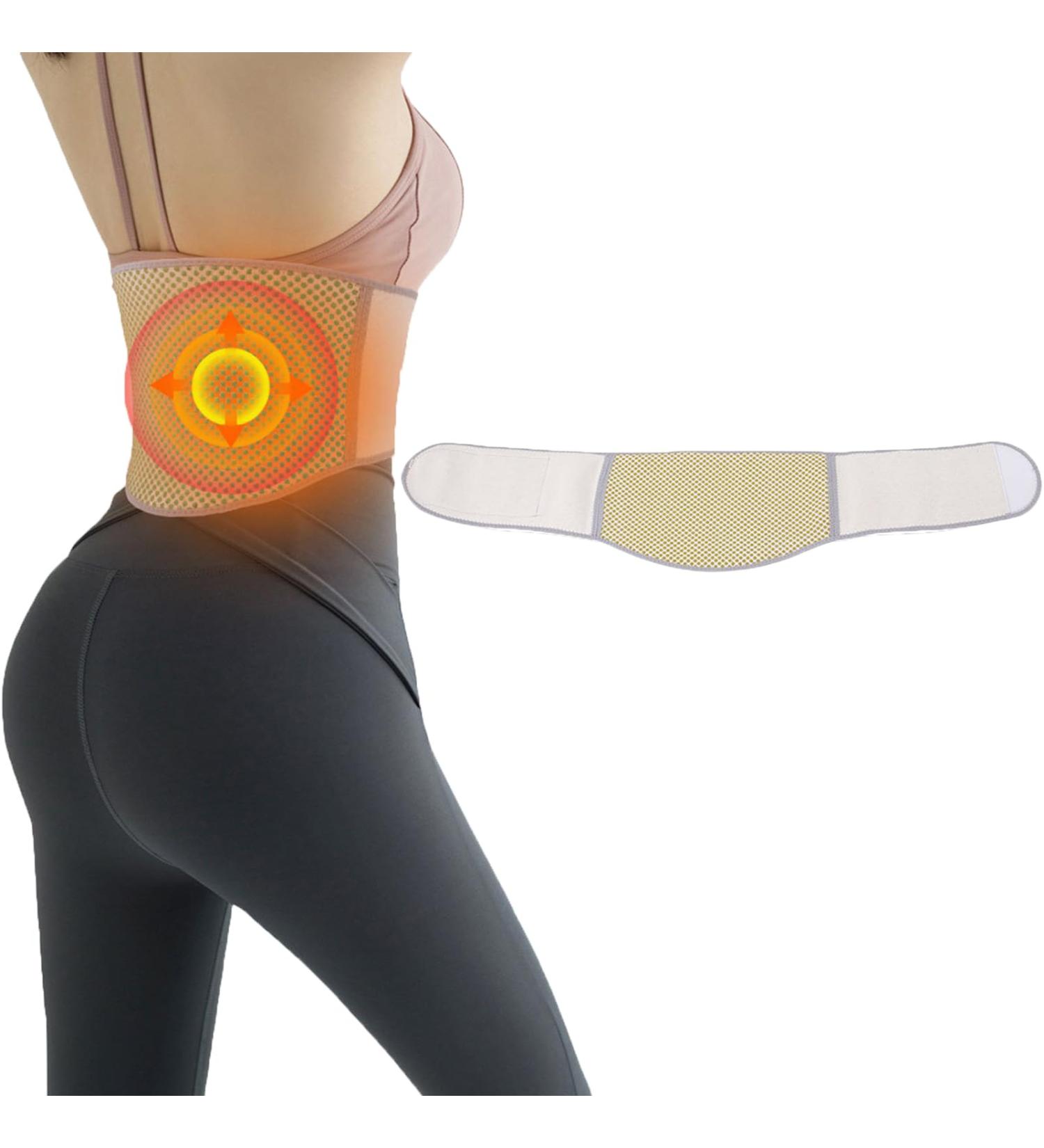Self-Heating Back Support Belt - Comfortable Lumbar Support & Breathable Hip Belt for Pain Relief | International Shipping Available - Buy Online on GoSupps.com