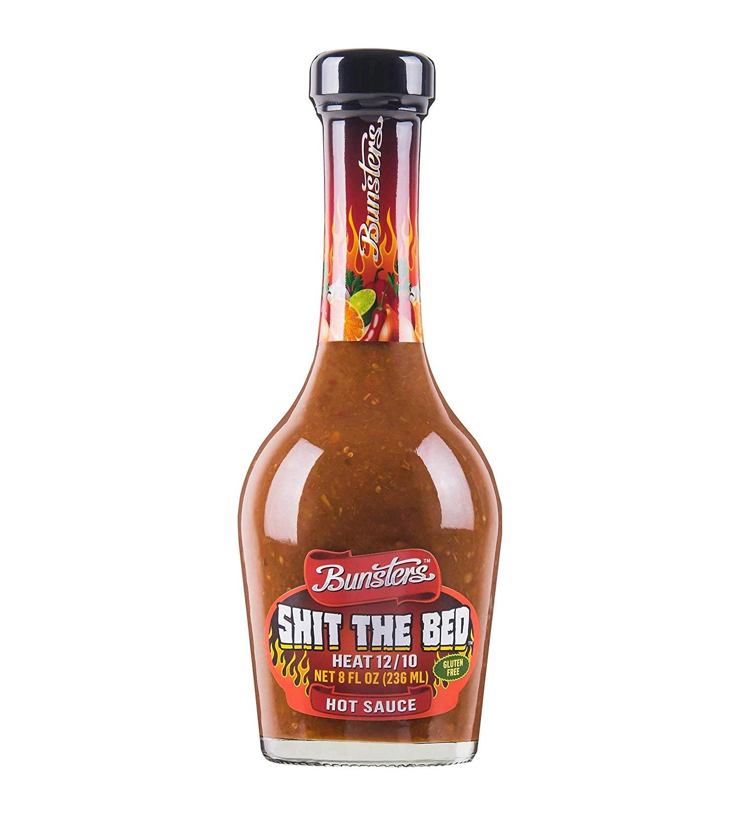 Bunsters S**T the Bed Aussie Hot Chilli Pepper Sauce 236ml