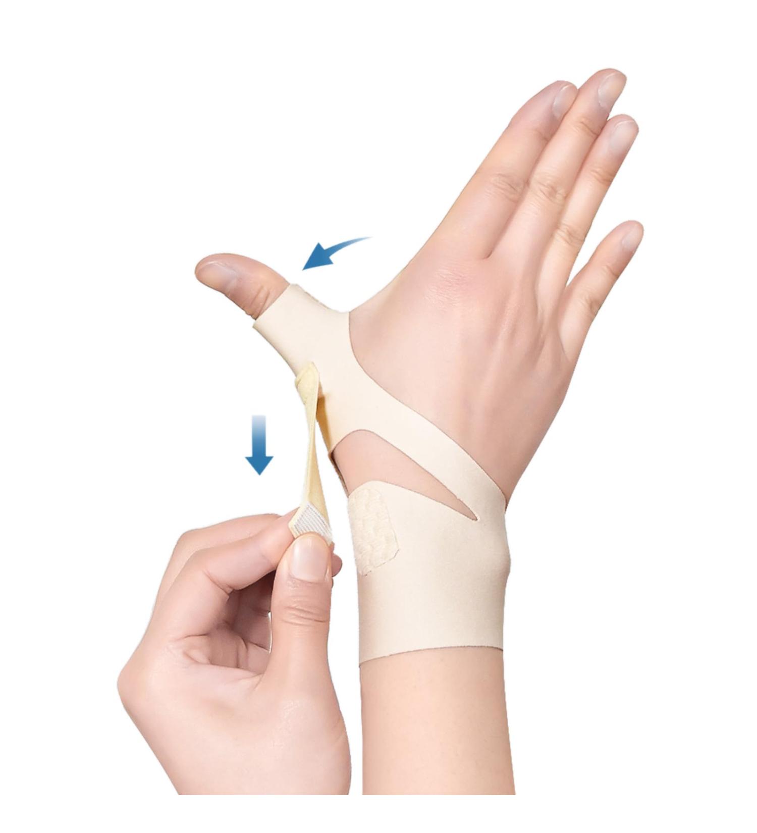 Ultrathin Thumb Brace for Arthritis & Carpal Tunnel - Pain Relief Support for Men & Women - Medium Trigger Thumb Splint Stabilizer - Buy Online on GoSupps.com