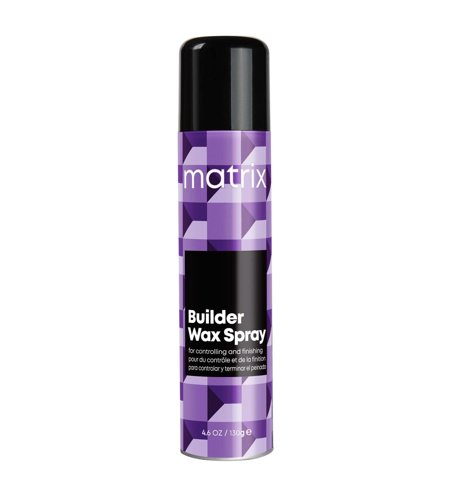 MATRIX Styling Builder Wax Spray | Texture Wax Hairspray | Medium Control | Satin Matte Finish | Vegan | 4.6 Oz - Buy Online on GoSupps.com