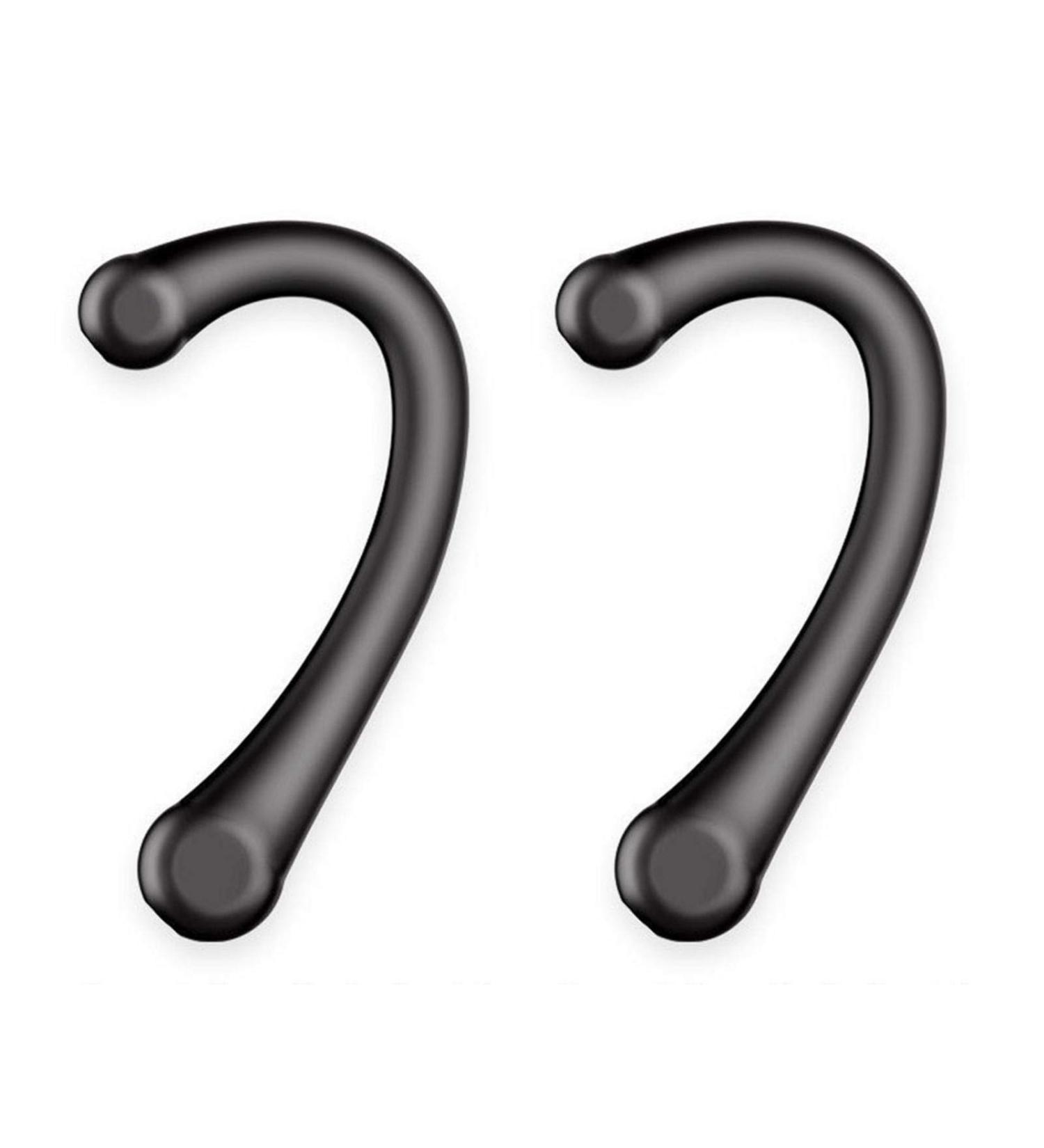 Mona43Henry Pairs Silicone Ear Hooks Earring Covers Reusable Silicone Ear Protectors Ear Holder Hook Ear Strap Accessories Can Relieve Earache Gorgeous Black - Buy Online on GoSupps.com
