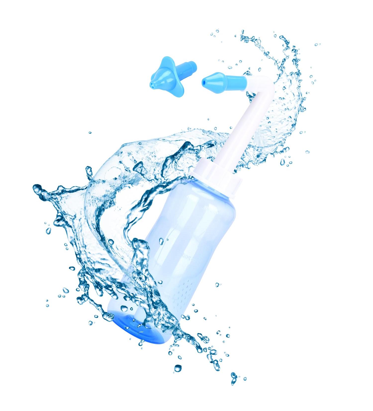 Happy Po Nasal Shower: Plastic Nasal Rinse Jug for Enhanced Breathing & Soothing Nasal Cleaning - International Shipping Available - Buy Online on GoSupps.com