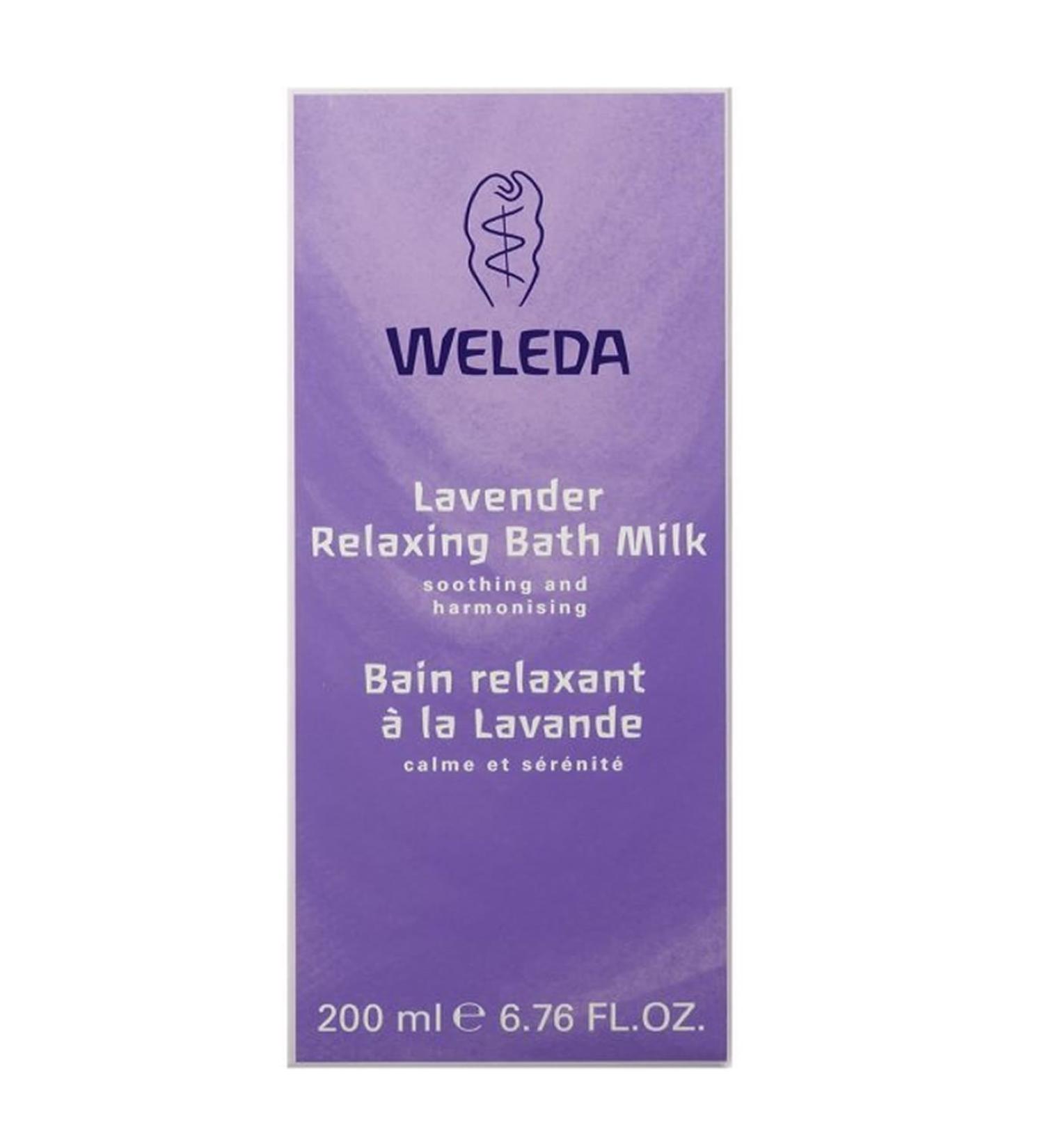 Weleda Lavender Bath Milk - 200ml - PACK OF 5
