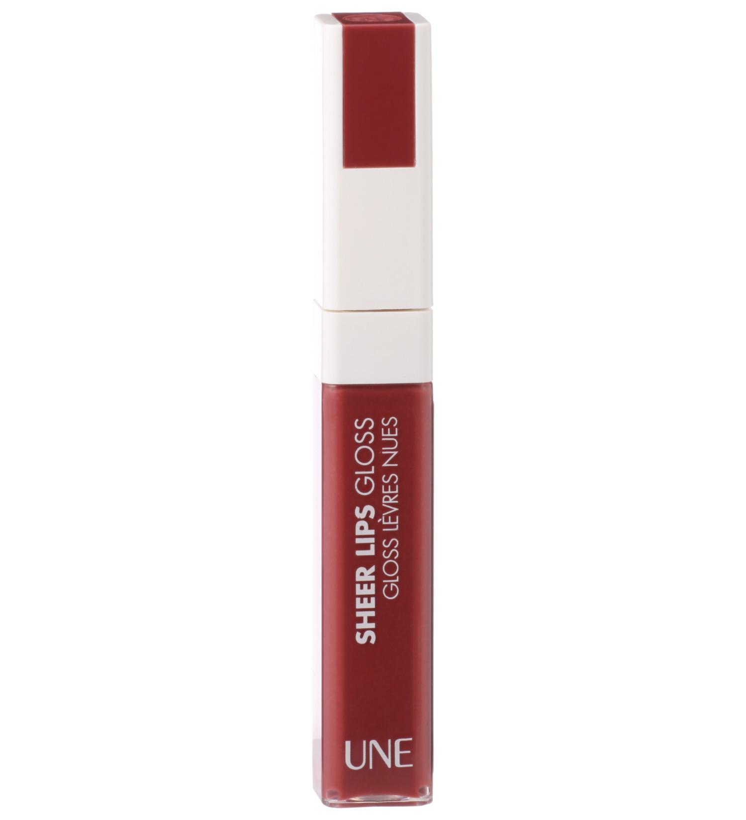 UNE Natural Beauty Sheer Lip Gloss With Wand-S09