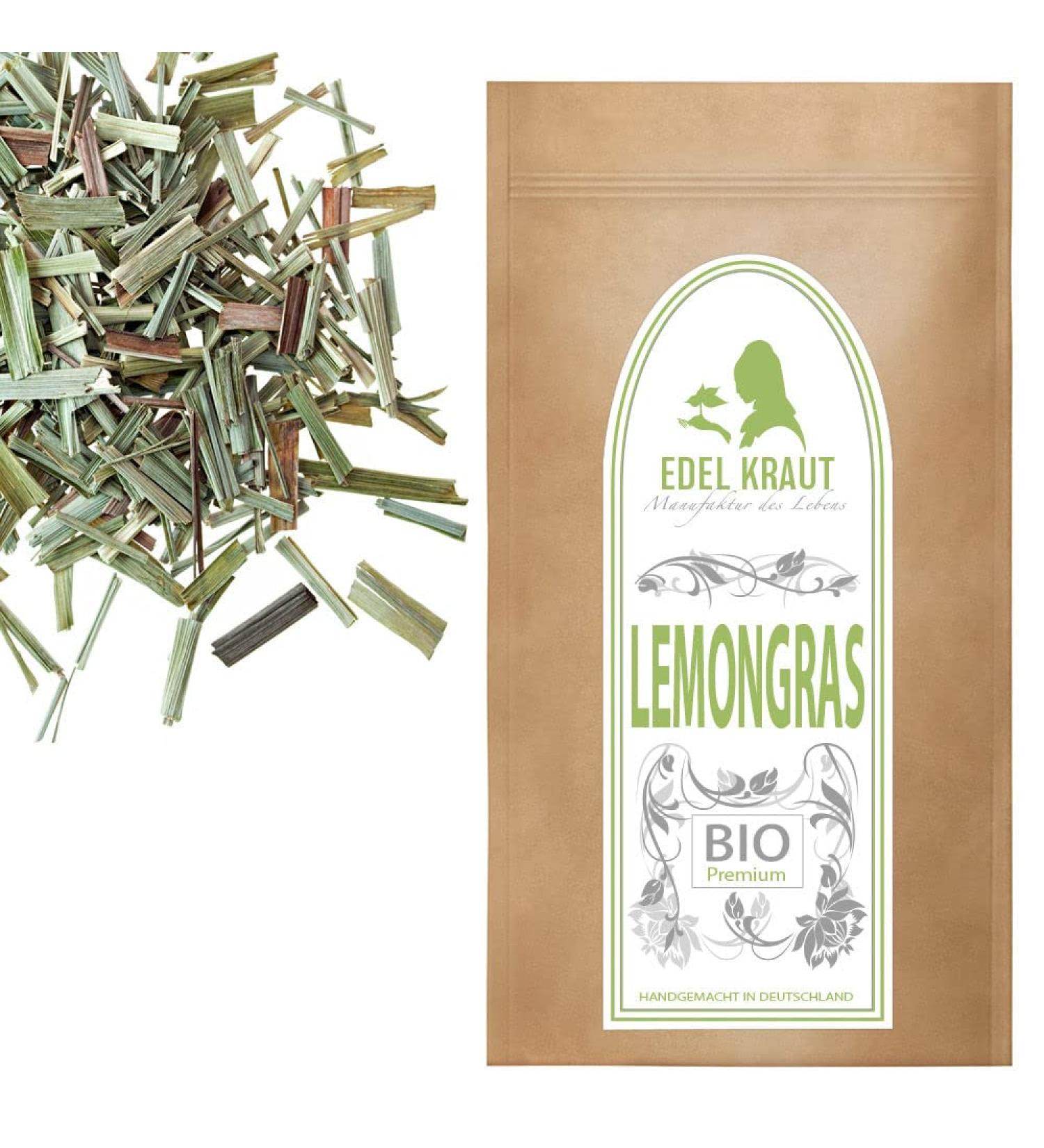 Organic Lemongrass Tea 100g - Premium Dried Tea Additive-Free - Noble Herb - Buy Online on GoSupps.com
