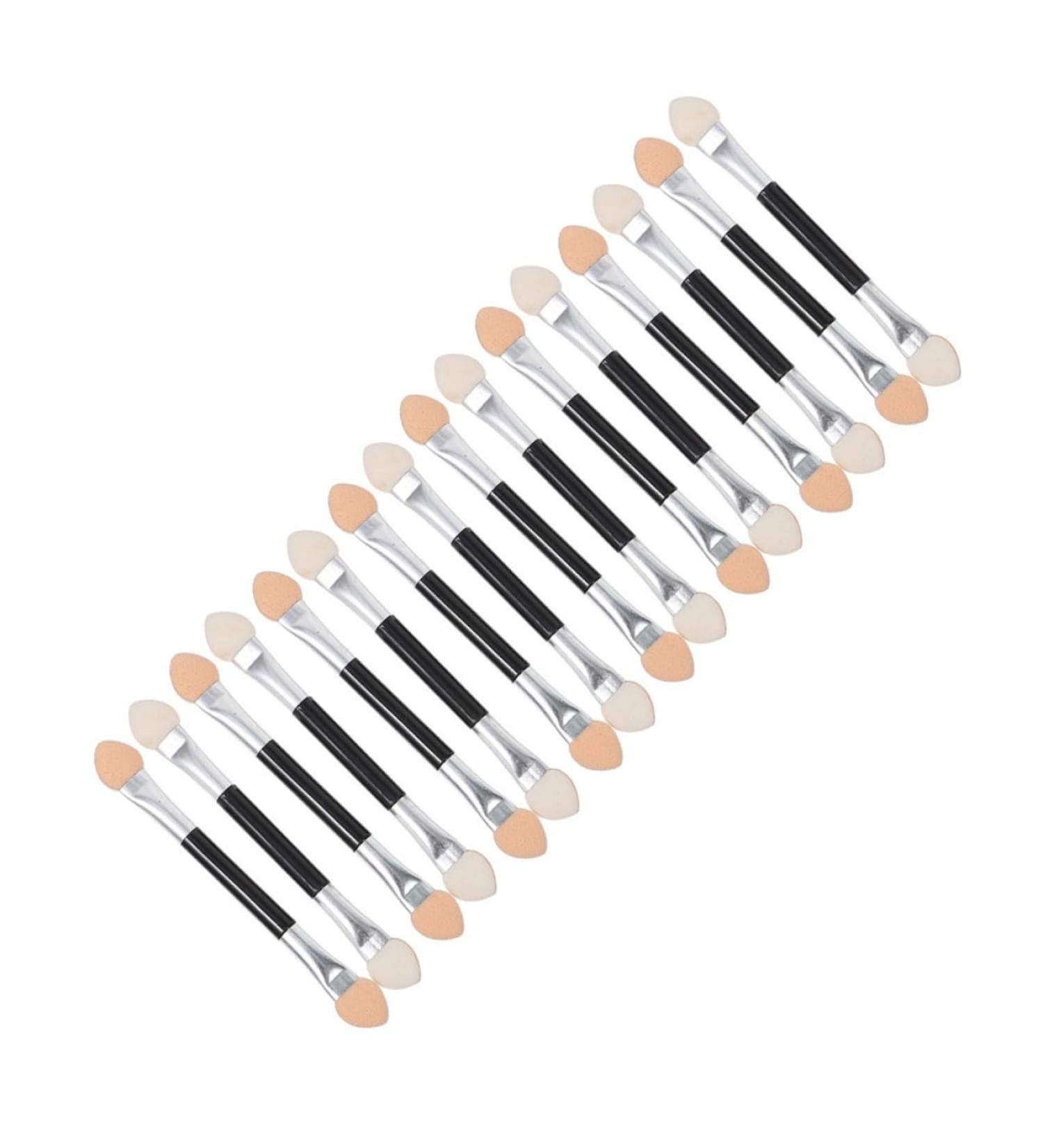 WOONEKY 30pcs Eye Shadow Stick Lipstick Applicator Sponge Eyeshadow Makeup Lip Gloss Make up Brush Aluminum - Buy Online on GoSupps.com