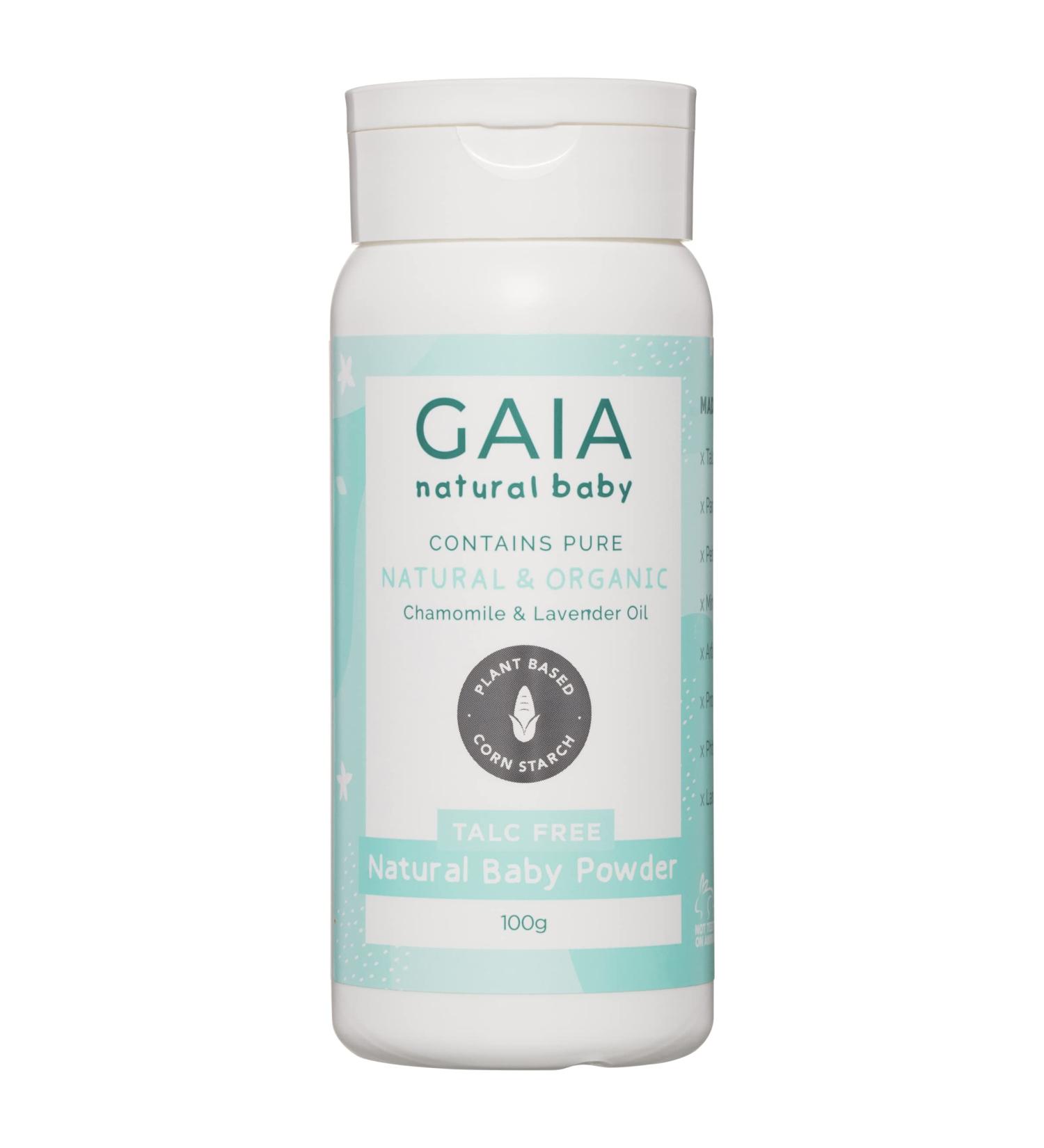 Natural Baby Powder by Gaia Skin Naturals - Buy Online on GoSupps.com