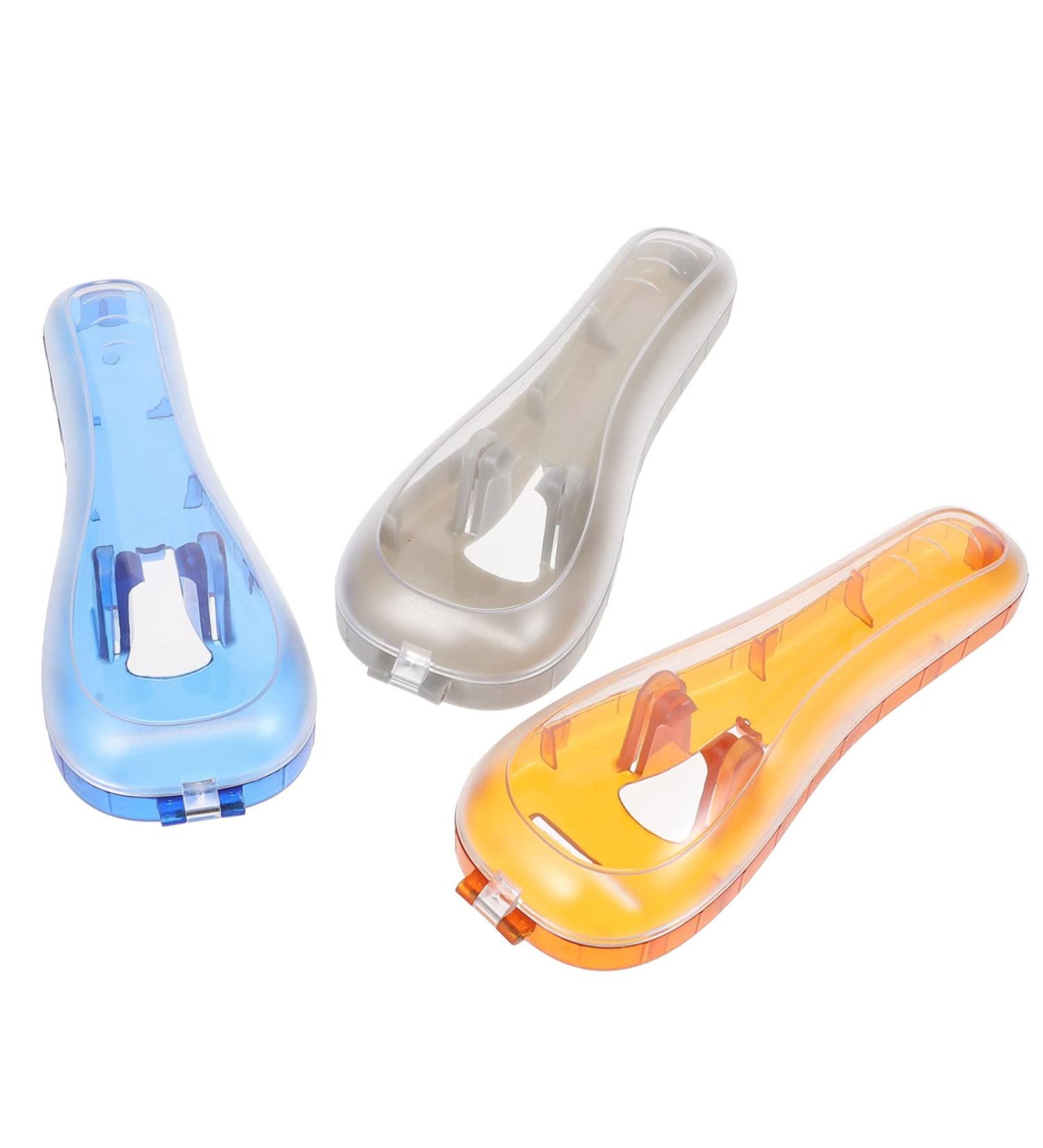 3-Piece Box Razor Storage & Protector Case | Travel-Safe Shaving Solutions for Men - Buy Online on GoSupps.com