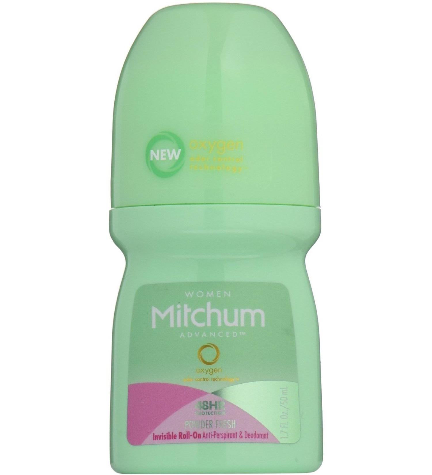 Mitchum Women Invisible Roll-On Powder Fresh 1.7 oz (Pack of 10)