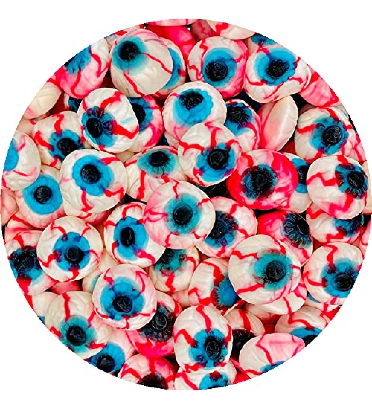 Halloween Sweets by Happy Candy Scary Trick or Treat Sweets (Zombie Eyeballs 200 Grams) Zombie Eyeballs 200 Grams