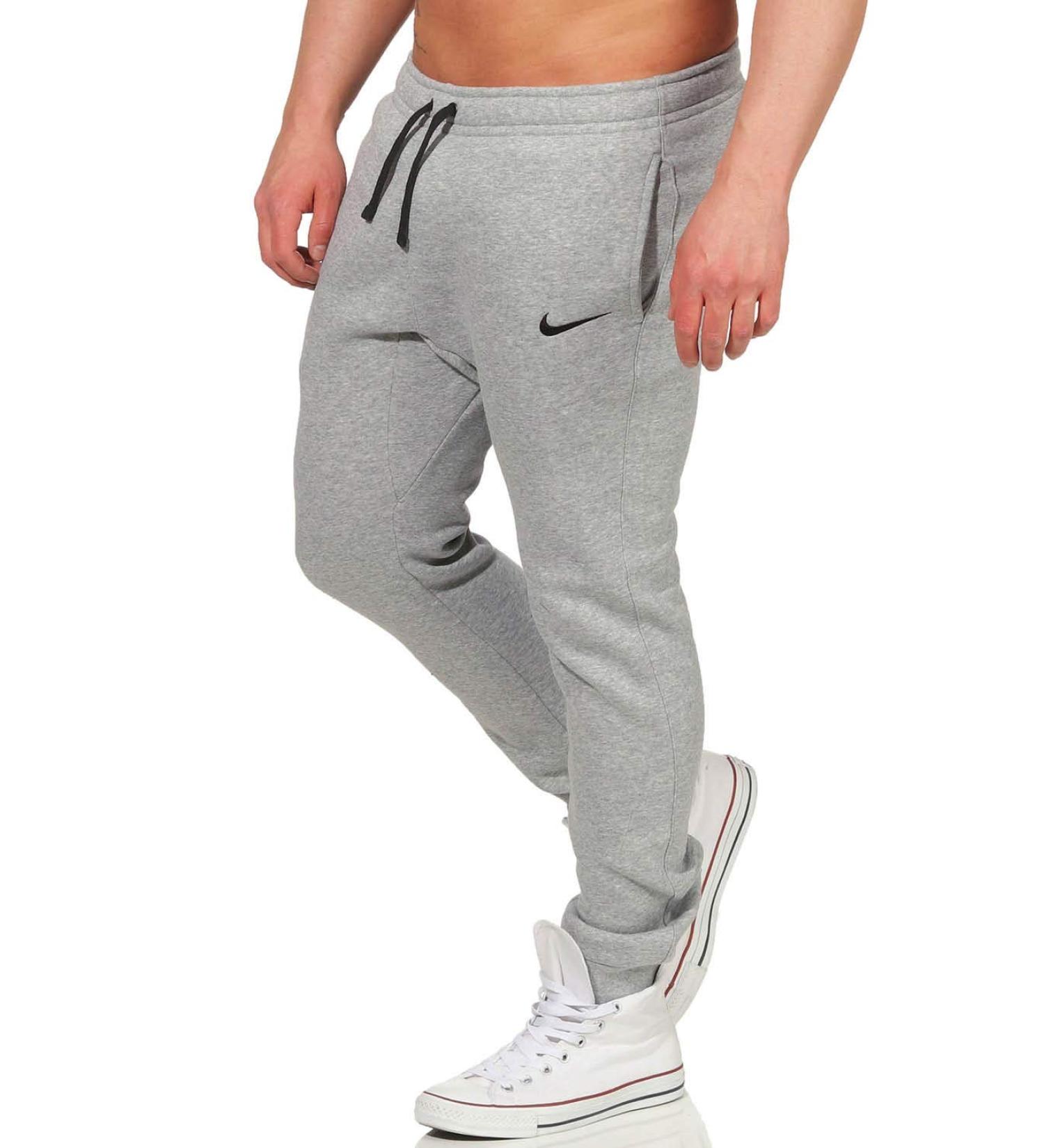 Buy Nike Men's FLC TM CLUB19 Sport Trousers - Dark Grey Heather/Black | International Shipping Available - Buy Online on GoSupps.com