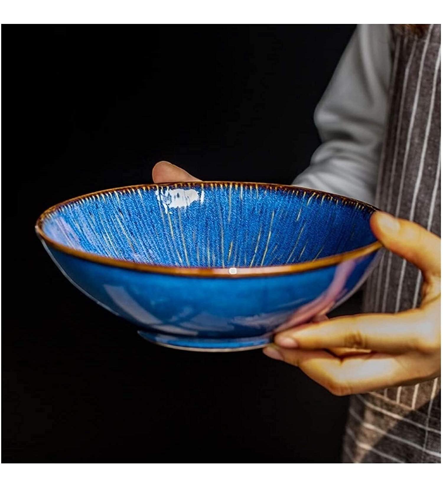 Creative Ceramic Tableware Salad Ramen Soup Bowl Fruit Dish Bowl for Catering and Home Kitchenware - Buy Online on GoSupps.com