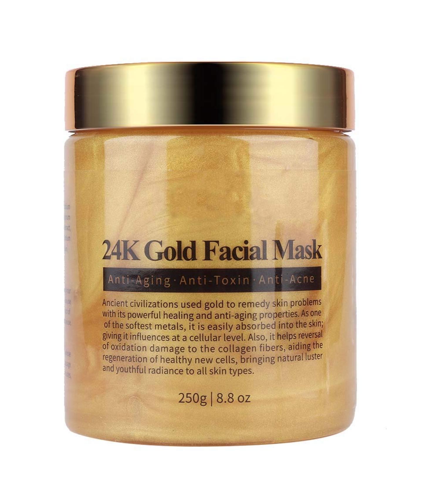 Gold Collagen Mask - Anti-Aging Moisturizing Peeling Facial Treatment | Shop Internationally - Buy Online on GoSupps.com