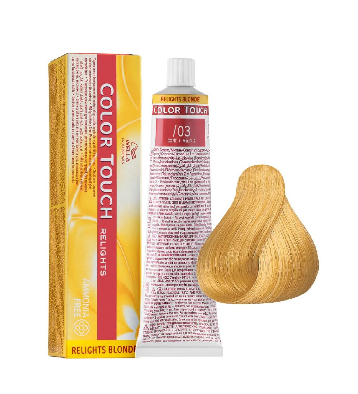 WELLA Number 03 Relights Colour Touch No 03 60 ml (Pack of 1)