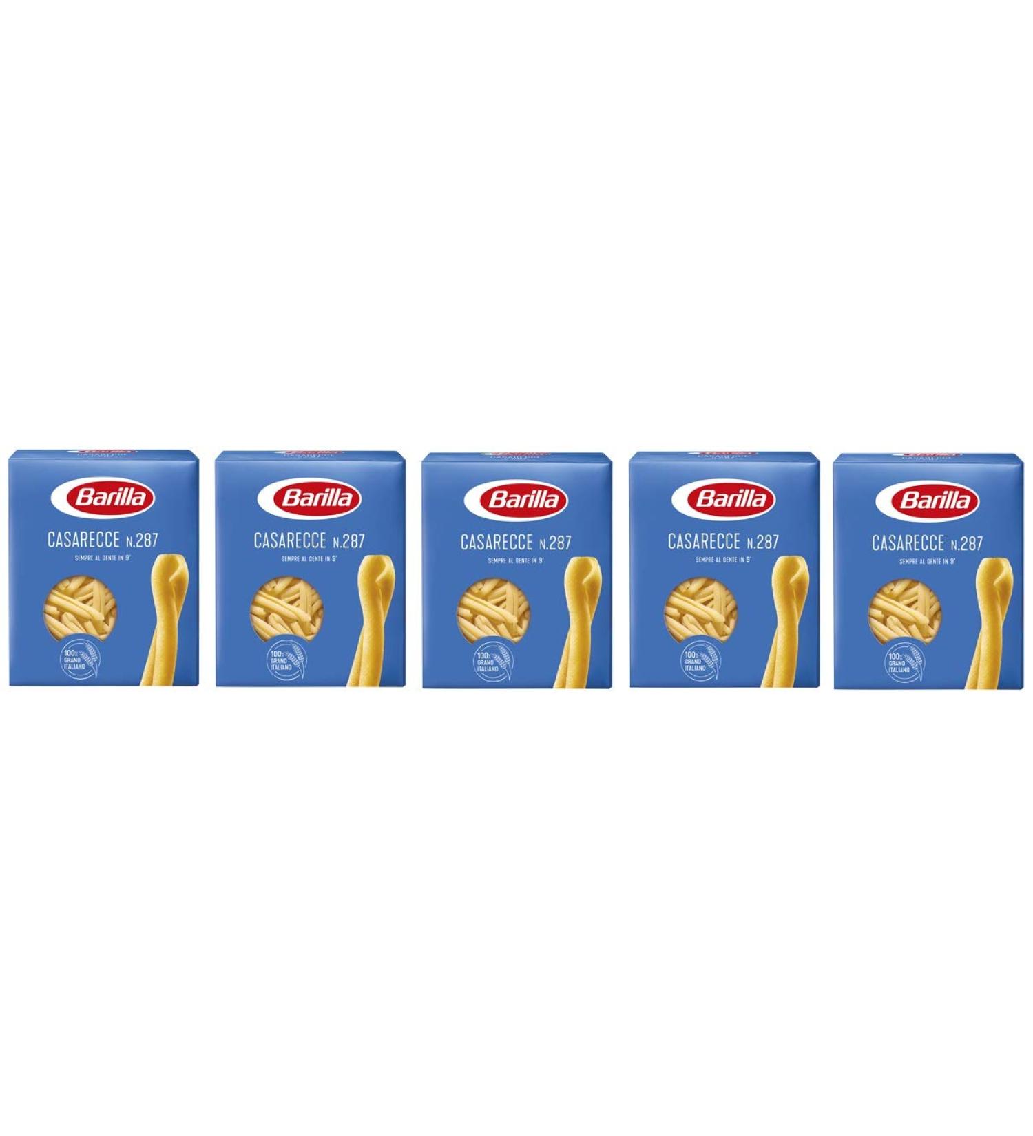 Barilla Casarecce Pasta No. 287 Pack of 5 Italian pasta 500g